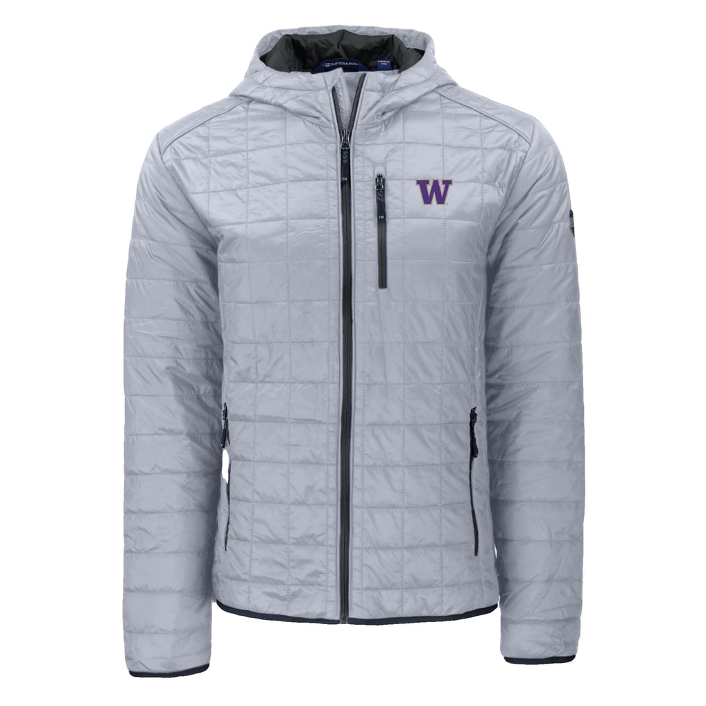 Men's Cutter & Buck Gray Washington Huskies Rainier Eco PrimaLoft ...