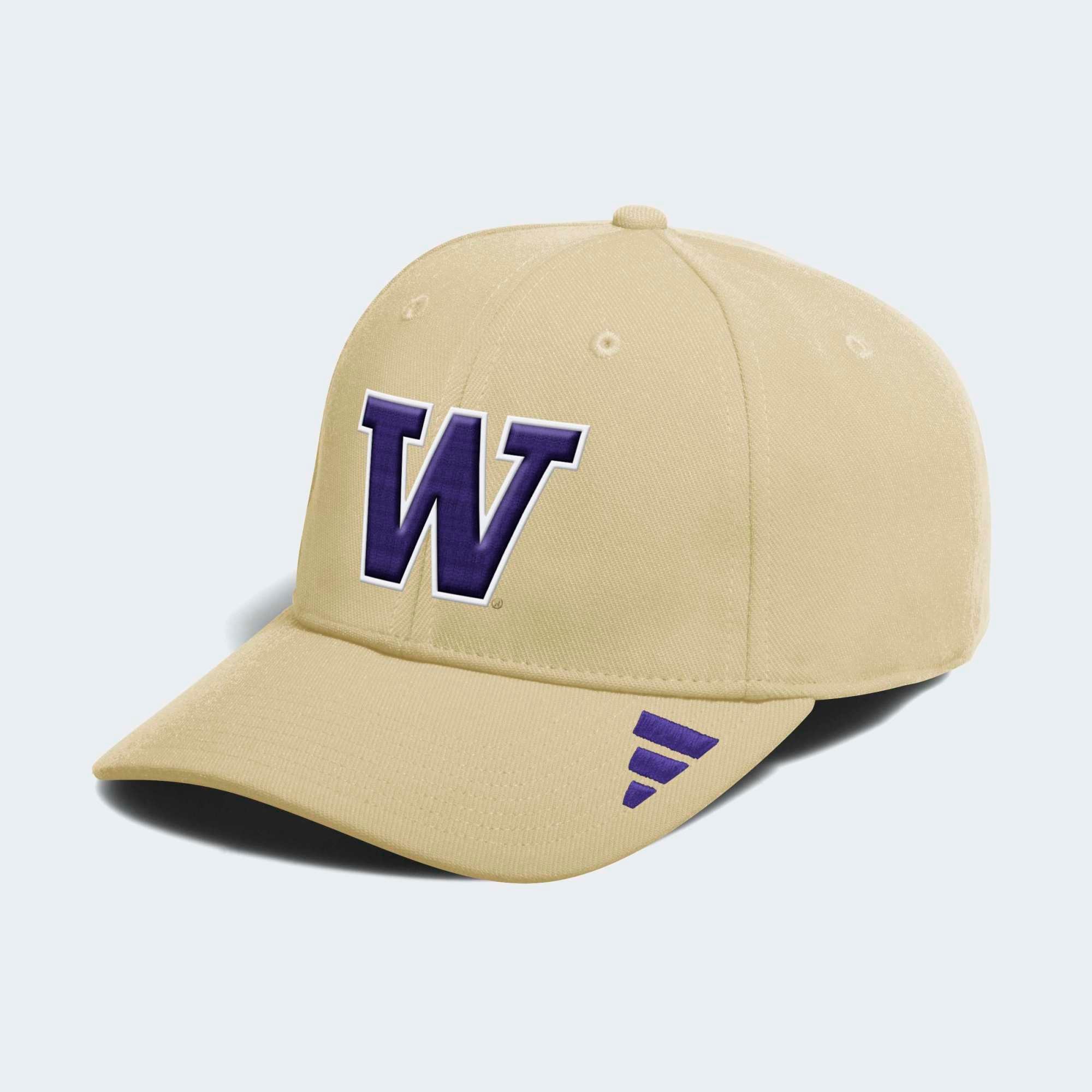 Casquette adidas Gold Washington Huskies 2026 Sideline Flex pour homme