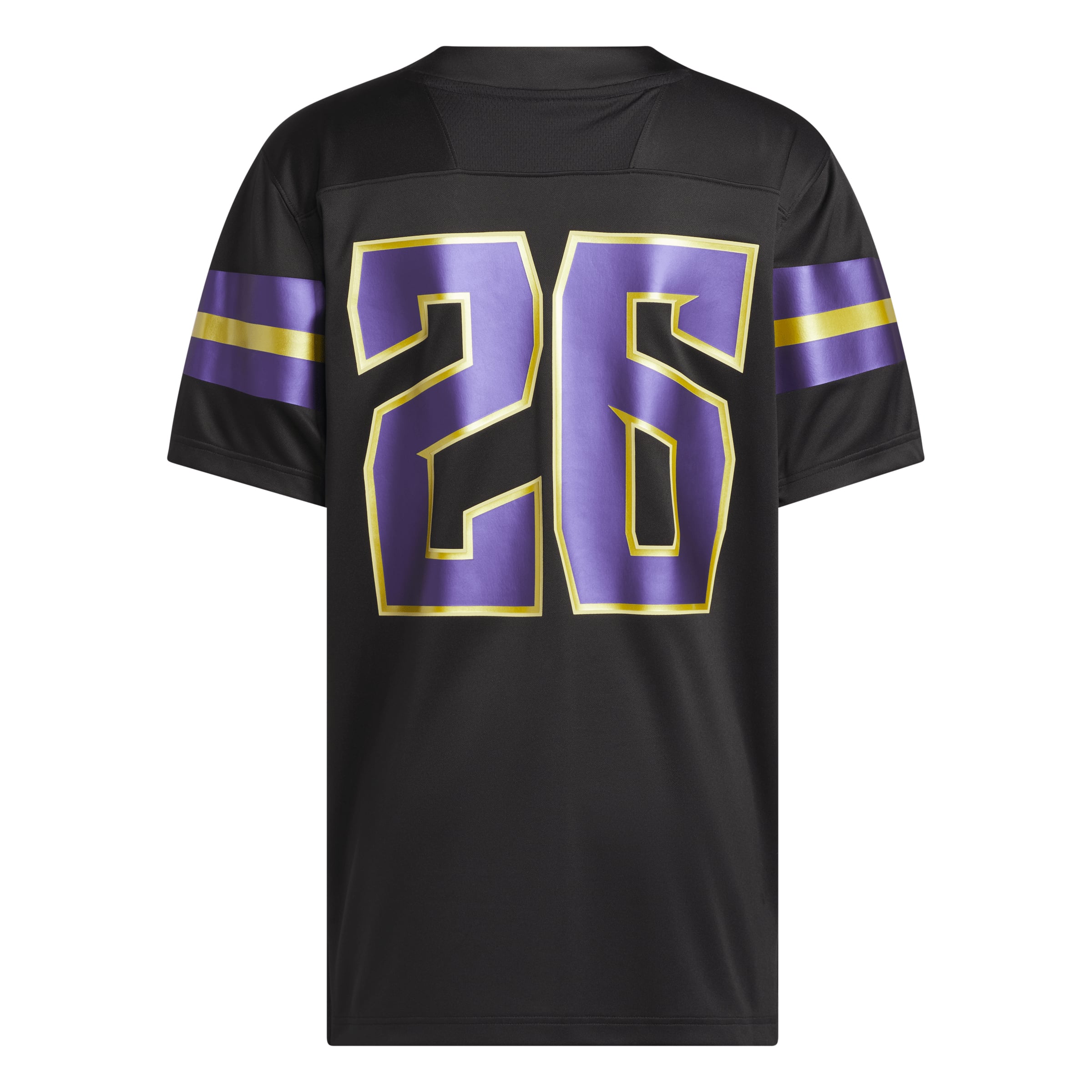 Men's adidas #26 Black Washington Huskies Unleash the Dawgs Premier Strategy Jersey
