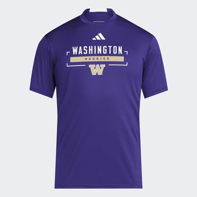 Washington Huskies adidas D4T Tri-Blend T-Shirt - Purple