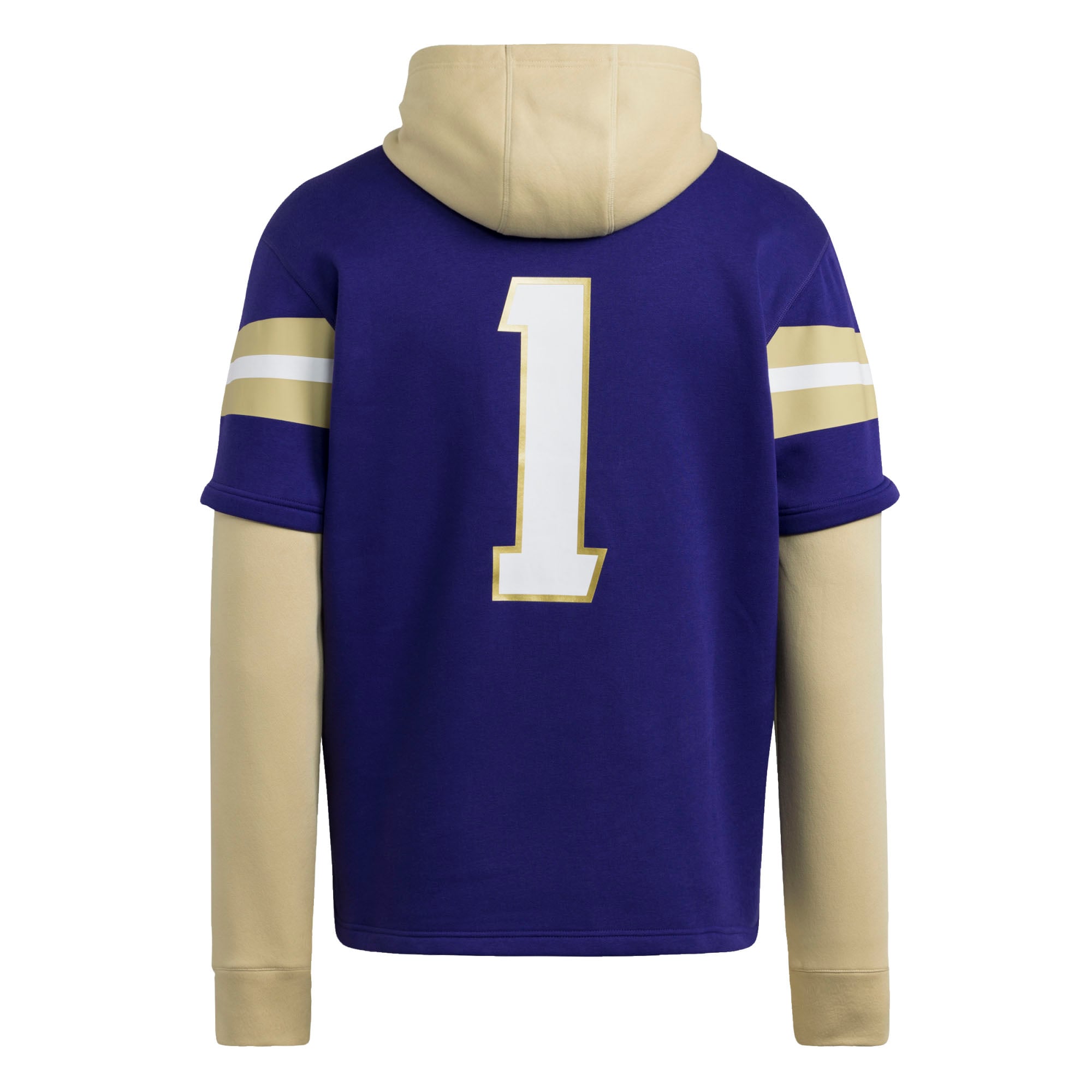 Sweat à capuche violet adidas Washington Huskies pour homme
