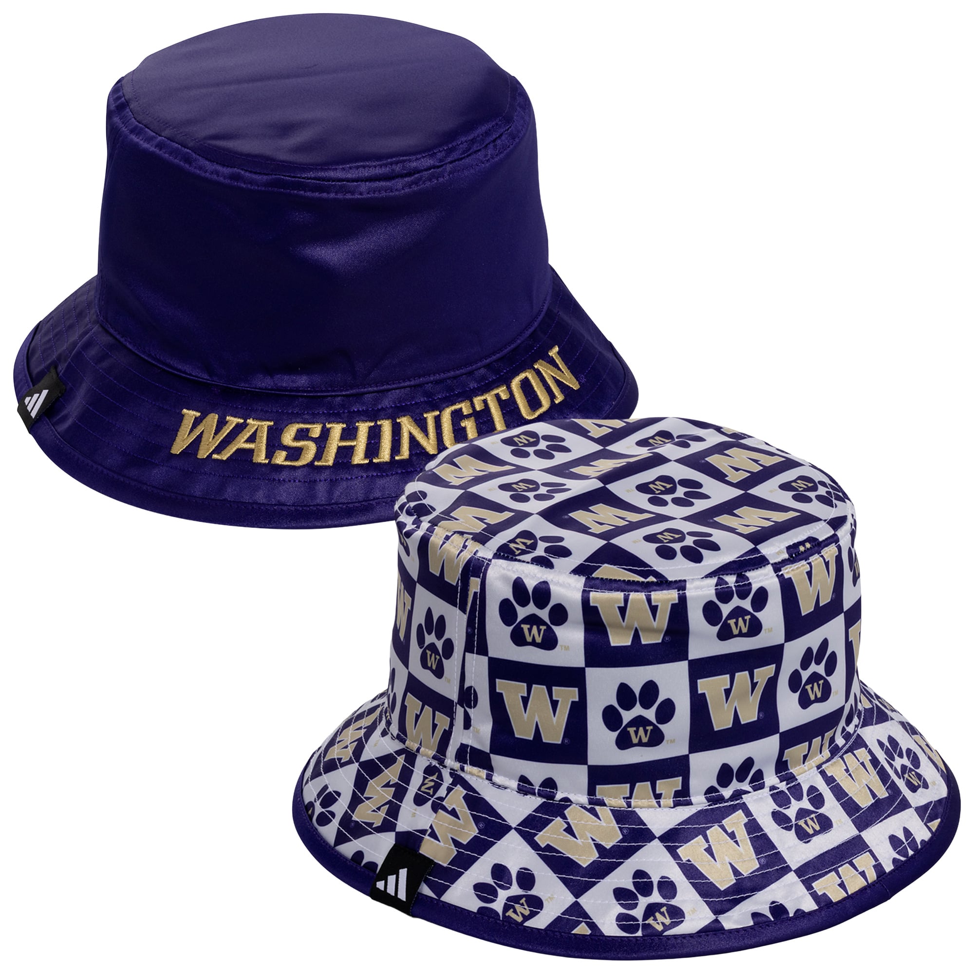 Bob réversible adidas Washington Huskies violet pour homme