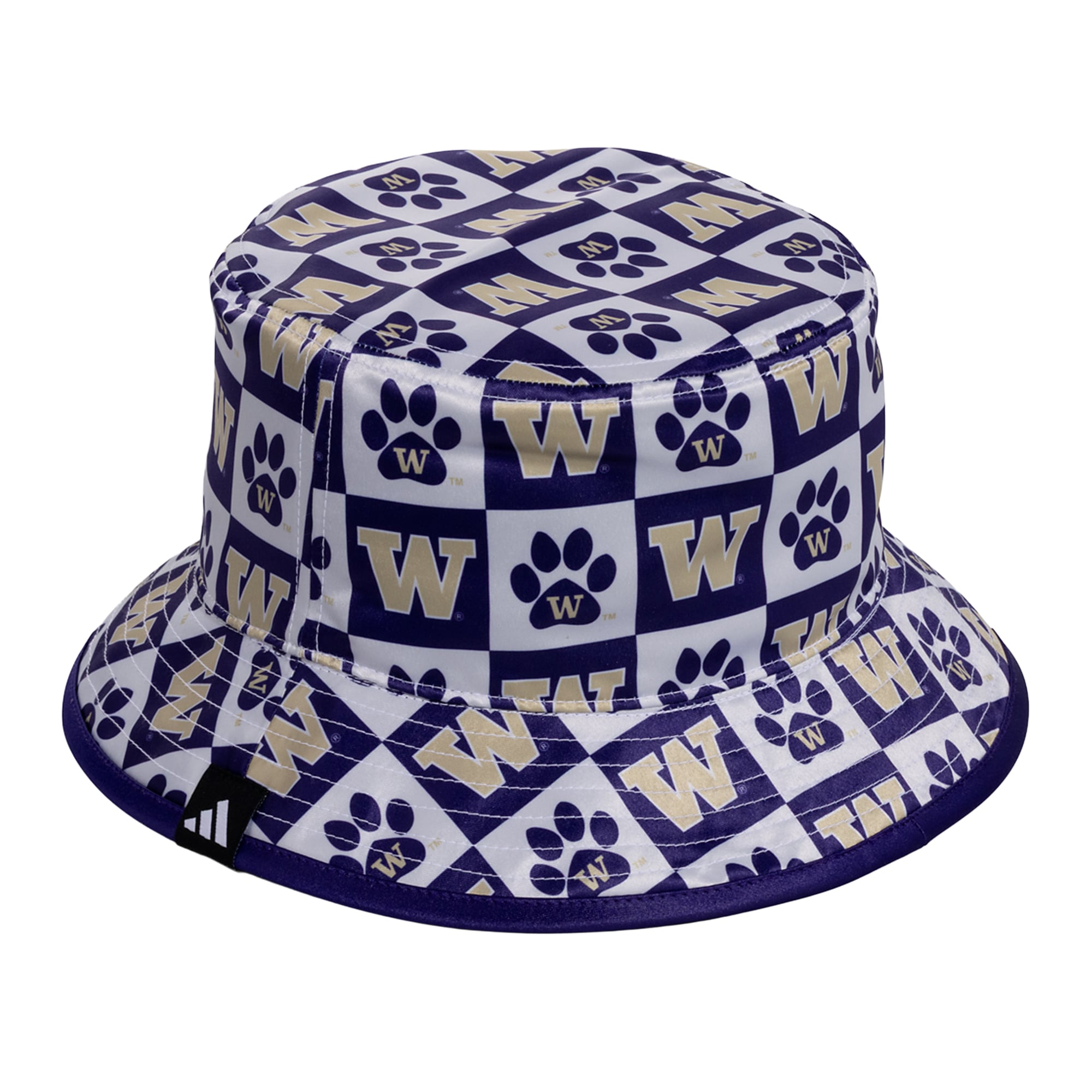 Bob réversible adidas Washington Huskies violet pour homme