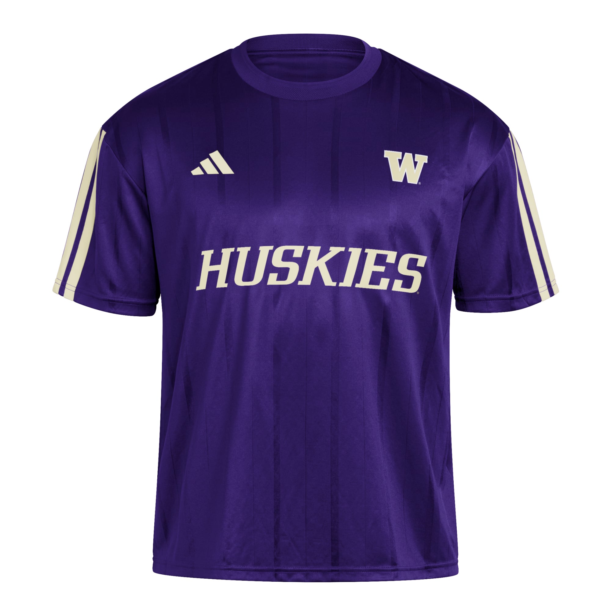 Maillot de football adidas Washington Huskies violet pour homme