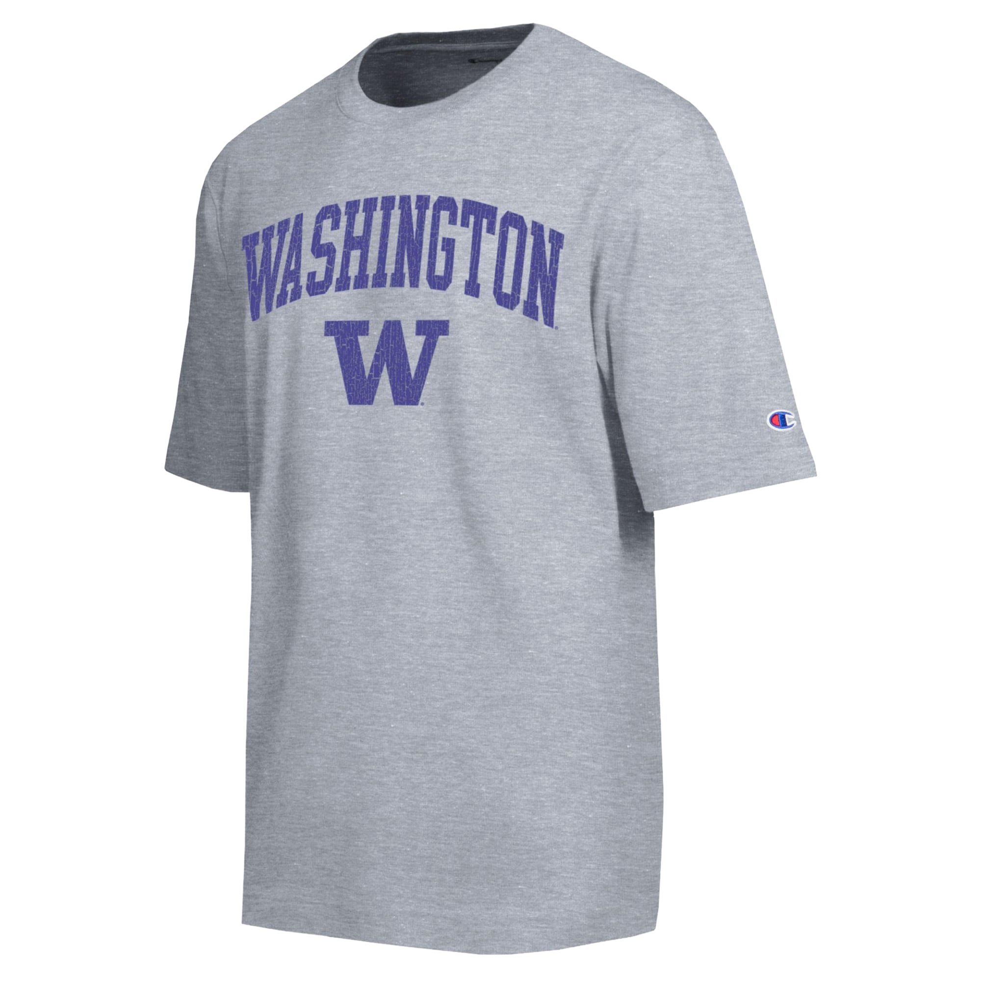 Men's Champion Heather Gray Washington Huskies Scholar All-Star T-Shirt