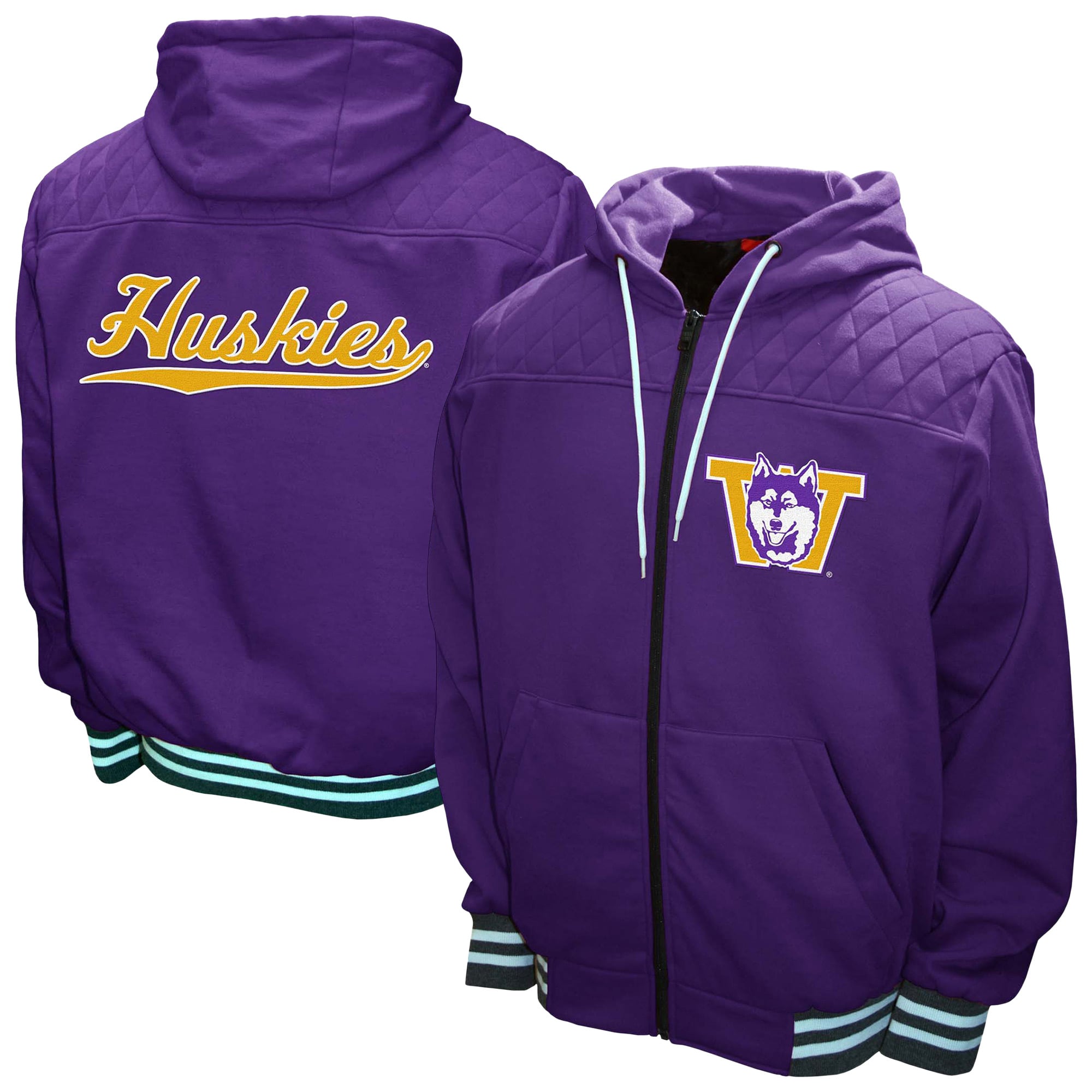 always premium zip up hoodis purple