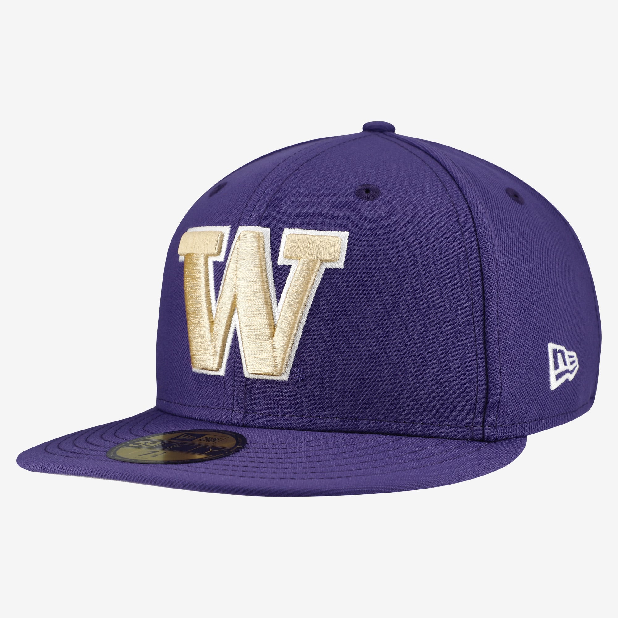 Men's New Era Purple Washington Huskies Core 59FIFTY Fitted Hat