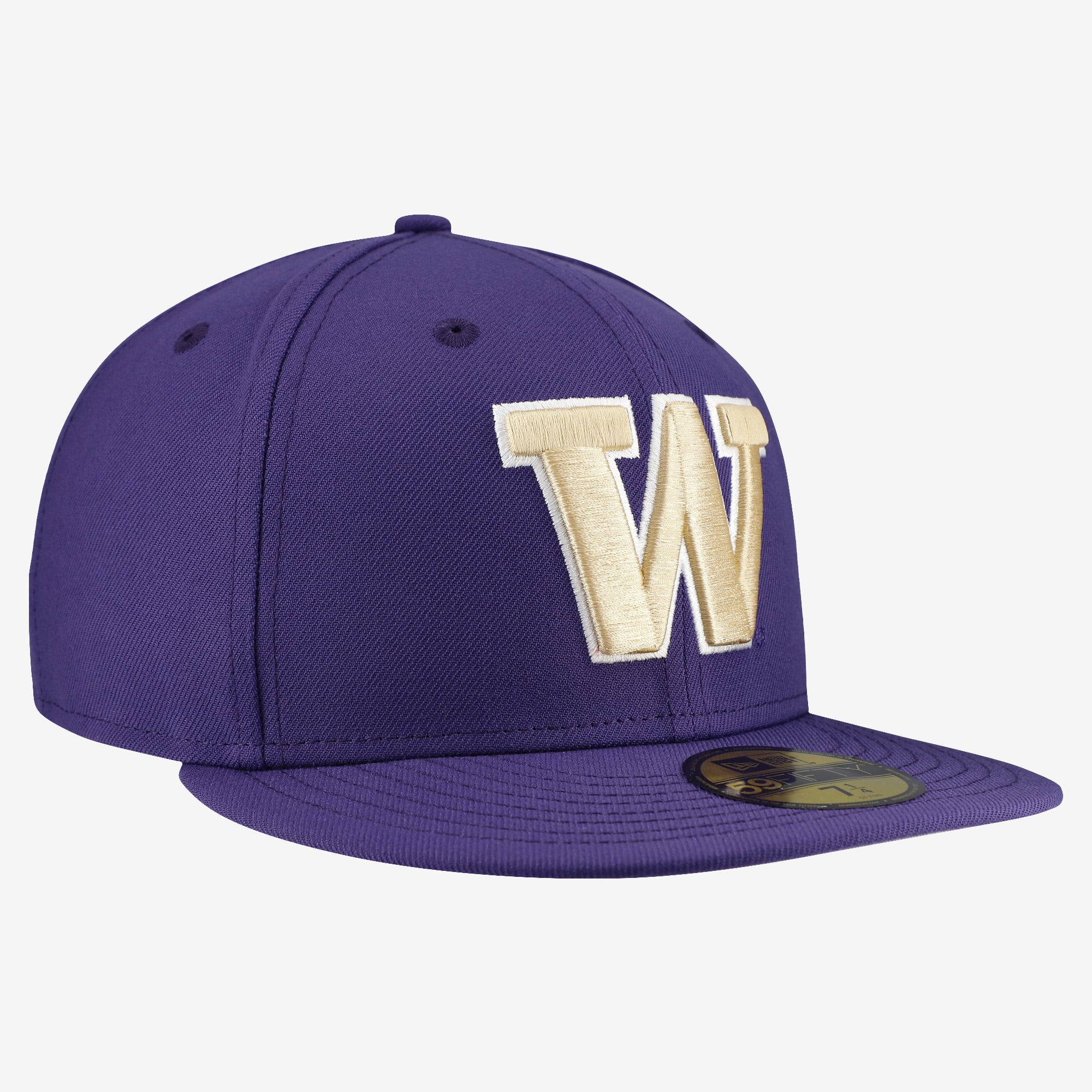 Men's New Era Purple Washington Huskies Core 59FIFTY Fitted Hat