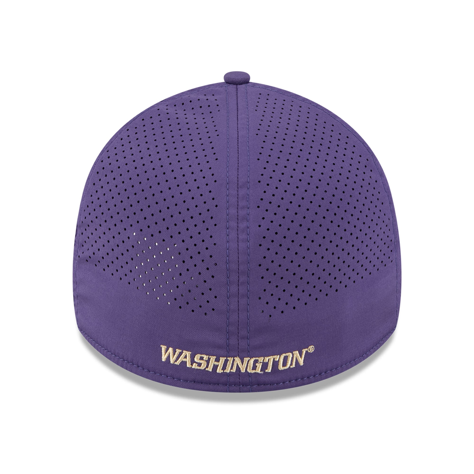 Casquette extensible New Era 39THIRTY Performance Rope violette pour homme, Washington Huskies