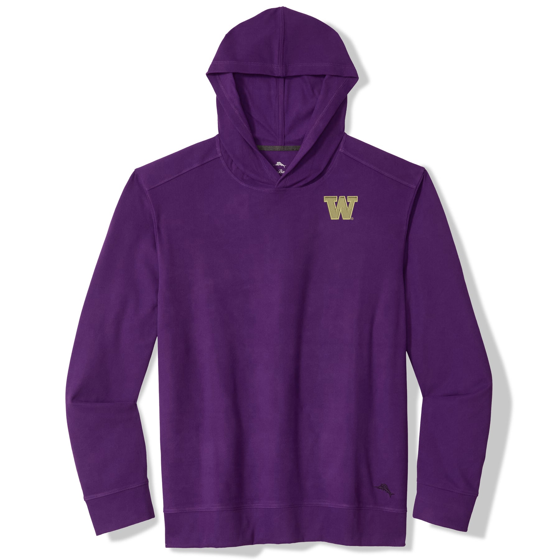 Sweat à capuche Tommy Bahama violet pour homme, édition spéciale « Semaine de repos des Washington Huskies ».