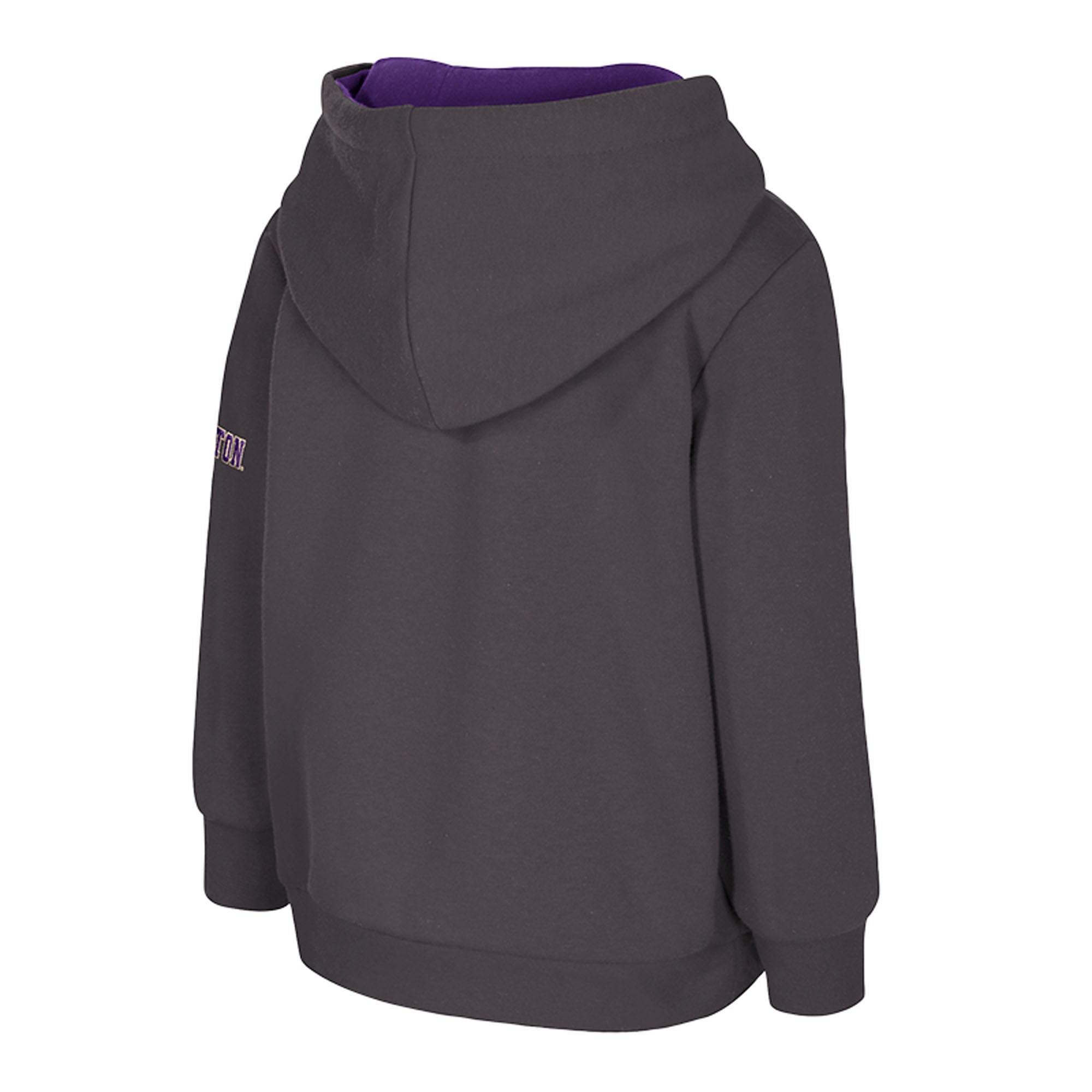 Toddler Colosseum Charcoal Washington Huskies Big Logo Fleece Pullover Hoodie