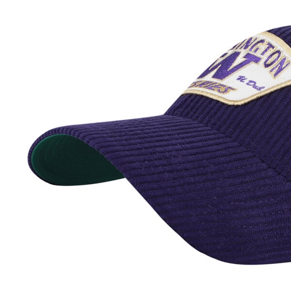 Casquette unisexe ajustable '47 Purple Washington Huskies Accordia en velours côtelé MVP