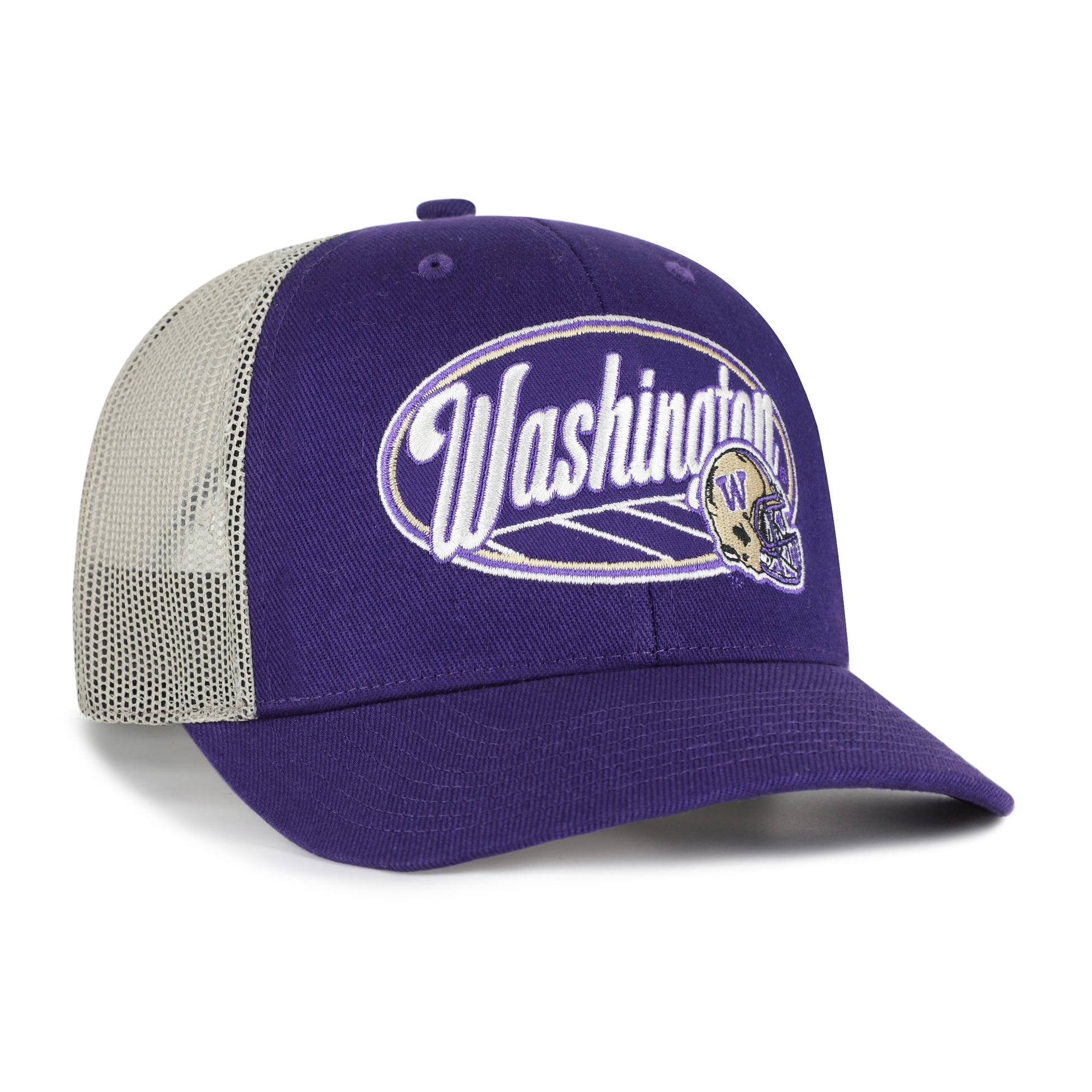 Unisex '47 Purple Washington Huskies Enfield Adjustable Trucker Hat