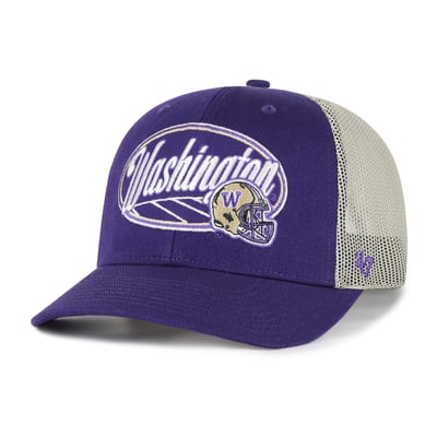 Washington Huskies '47 Unisex Enfield Adjustable Trucker Hat - Purple