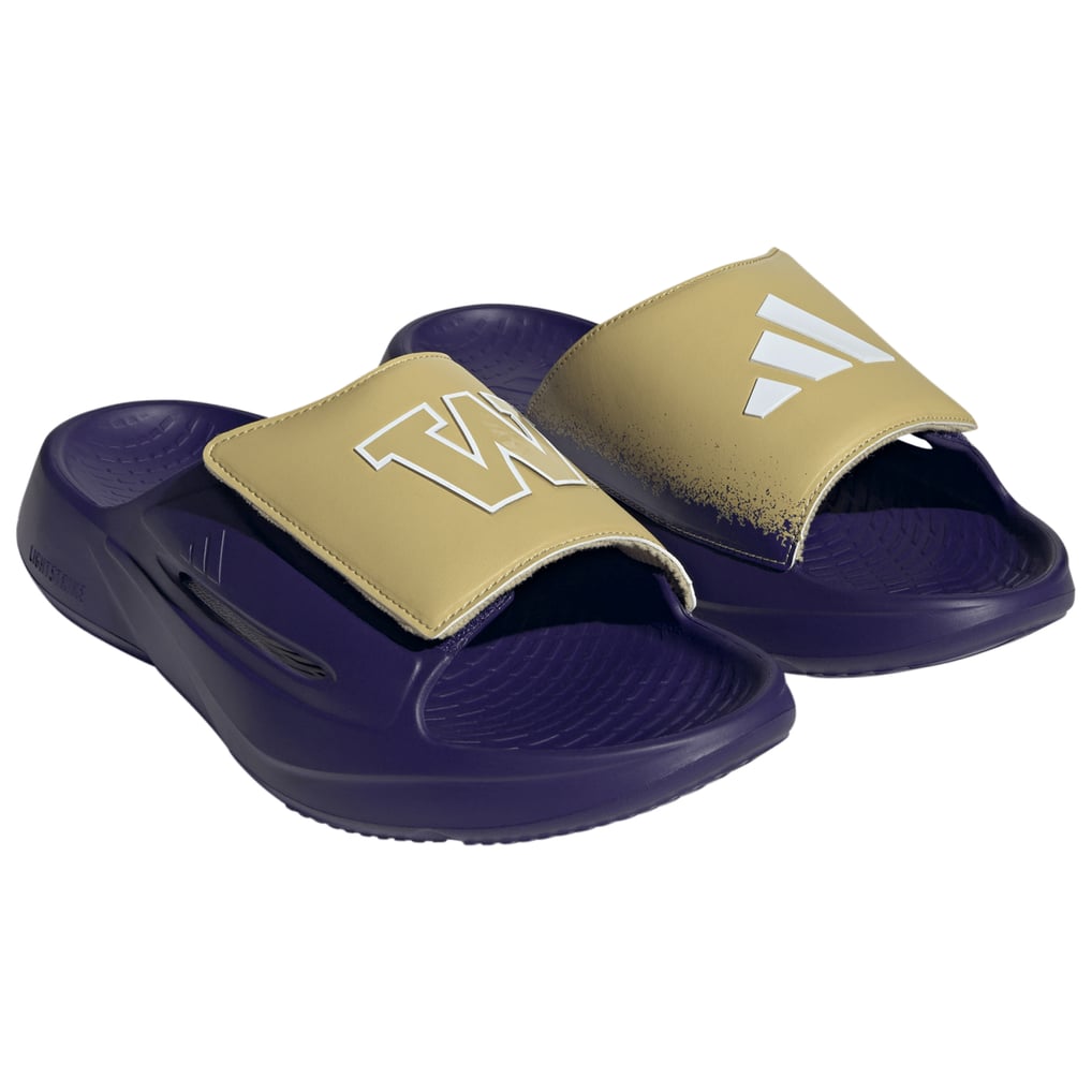 New men purple and gold robin slides size 11 authentic slippers shoes comfort New Mens Minnesota Vikings Logo Purple Yellow Slides Foco  main image 4