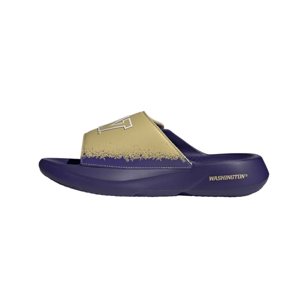 Unisex adidas Purple Washington Huskies Lightblaze Slide Sandals display picture 2