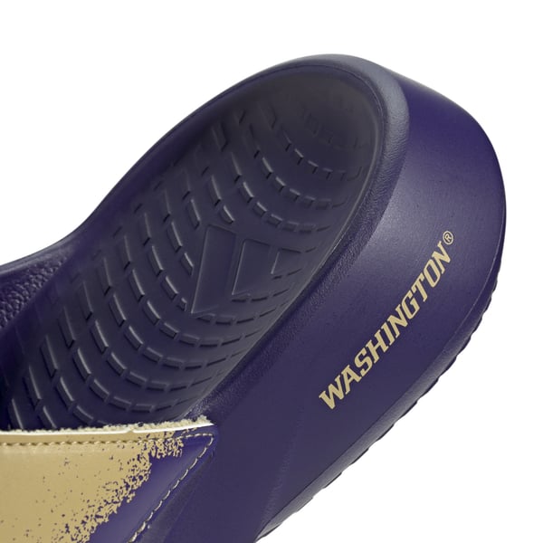 Washington Huskies adidas Lightblaze Slide Mens Size 8 Womens 9 Sandals Unisex adidas Purple Washington Huskies Lightblaze Slide Sandals main image 3