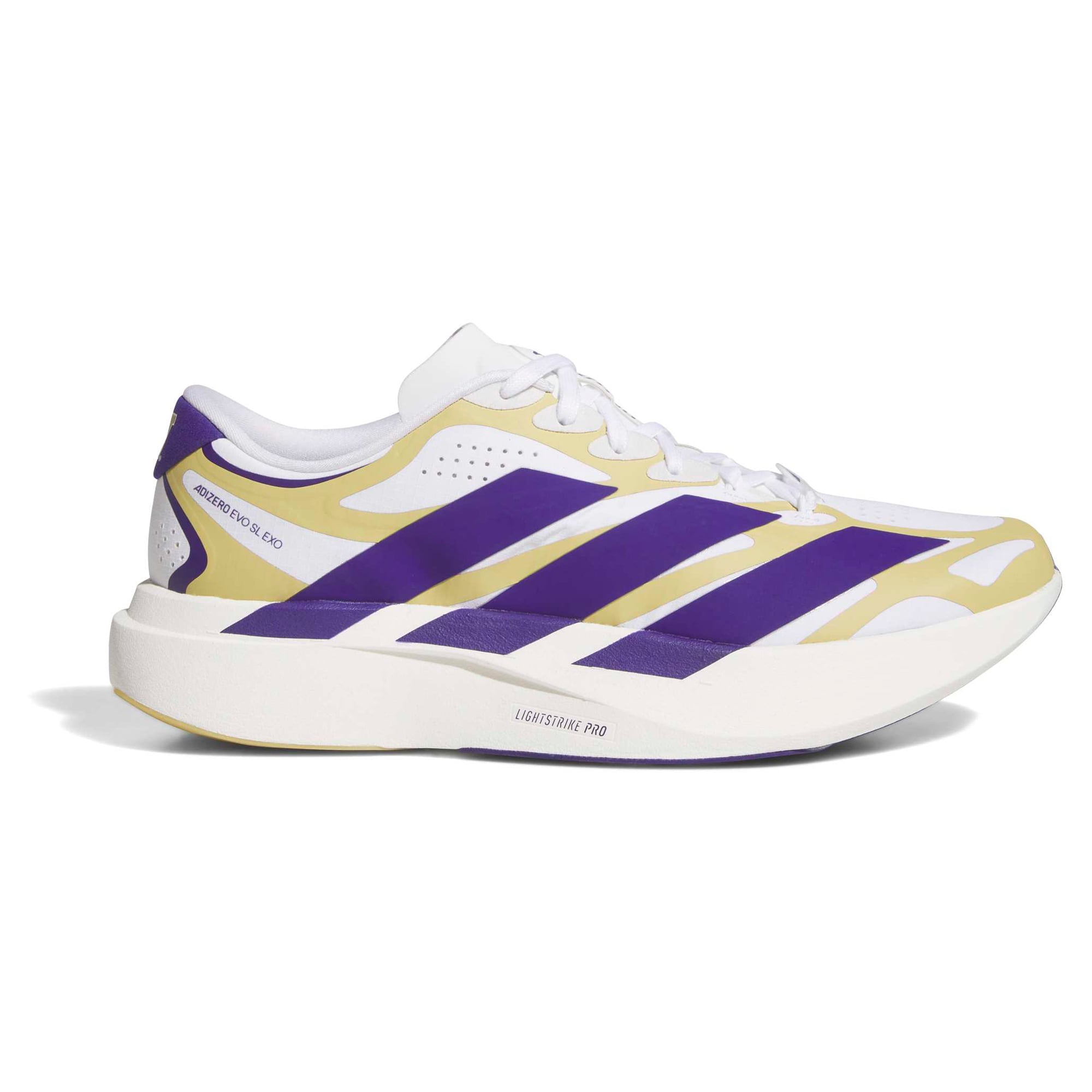 Unisex adidas White Washington Huskies Adizero EVO SL EXO Sneakers
