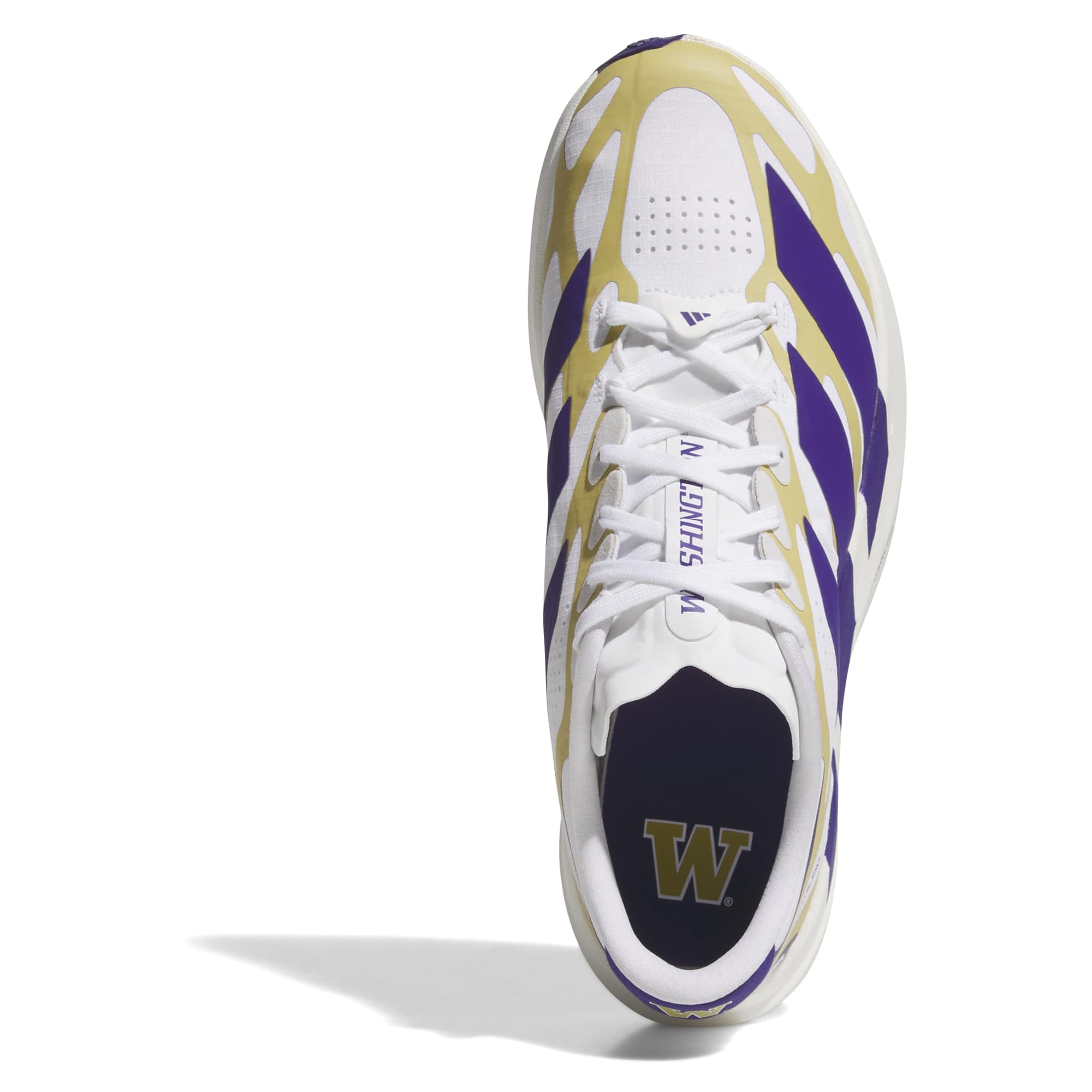 Unisex adidas White Washington Huskies Adizero EVO SL EXO Sneakers