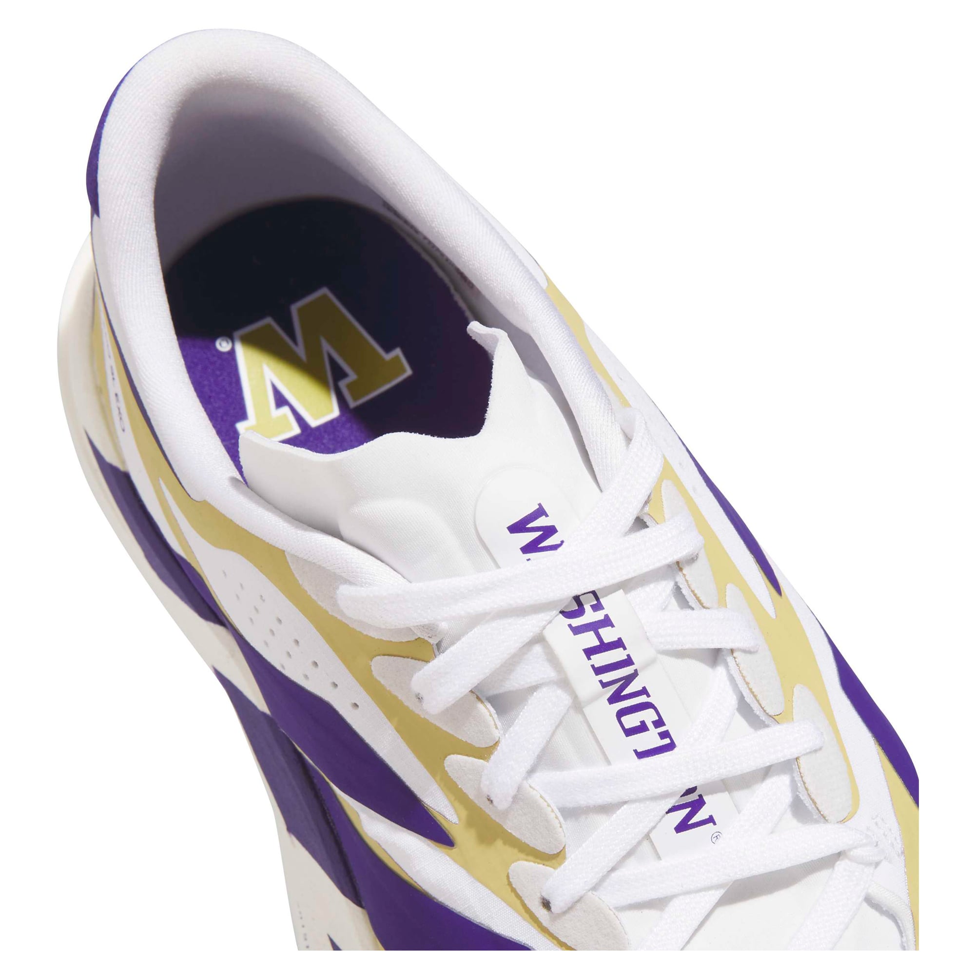 Unisex adidas White Washington Huskies Adizero EVO SL EXO Sneakers