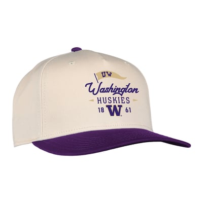  Washington Huskies Ahead Unisex The 1995 Adjustable Hat - Cream