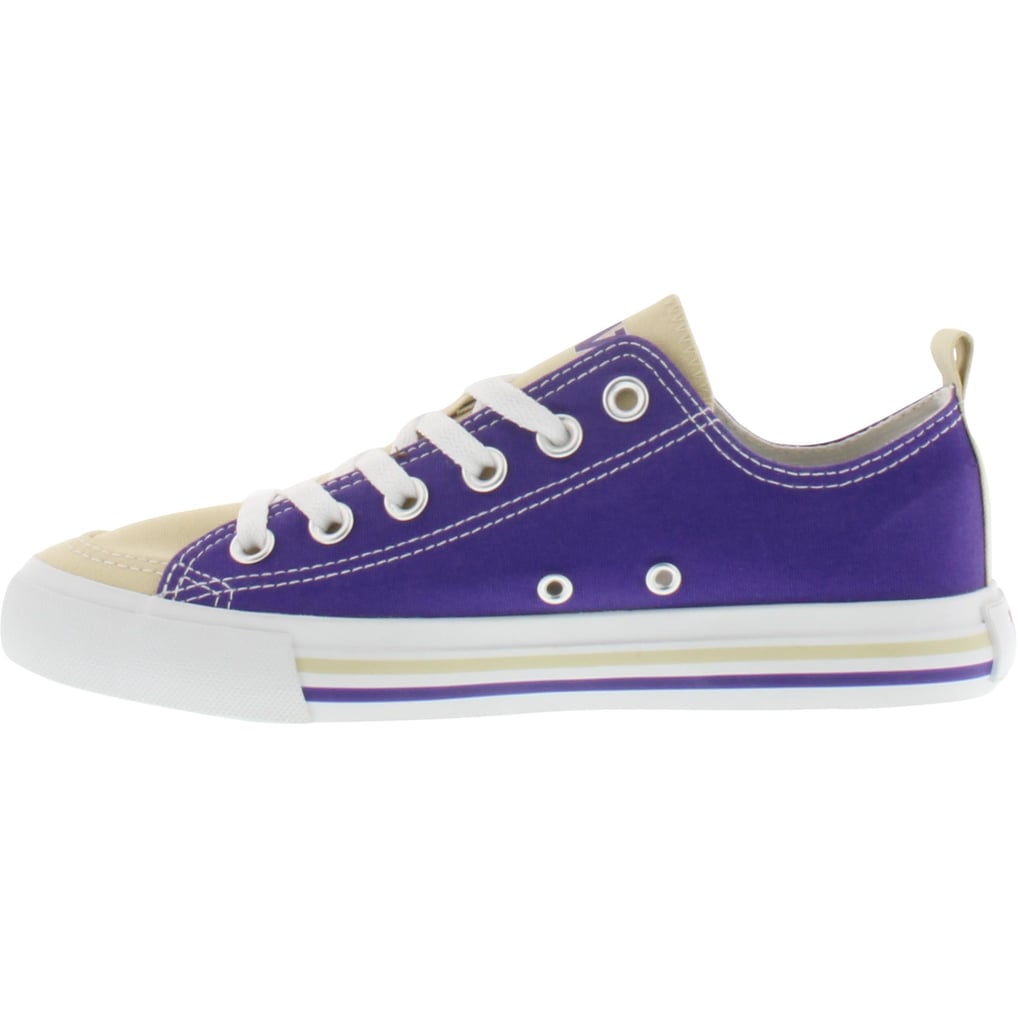 Like New SKICKS Purple Washington Huskies Low Top Shoes adidas Purple Washington Huskies Rivalry Low Basketball Shoes main image 4