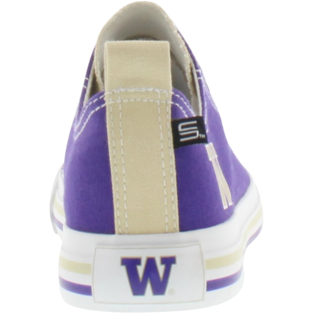 Unisex SKICKS Purple Washington Huskies Low Top Shoes display picture 1