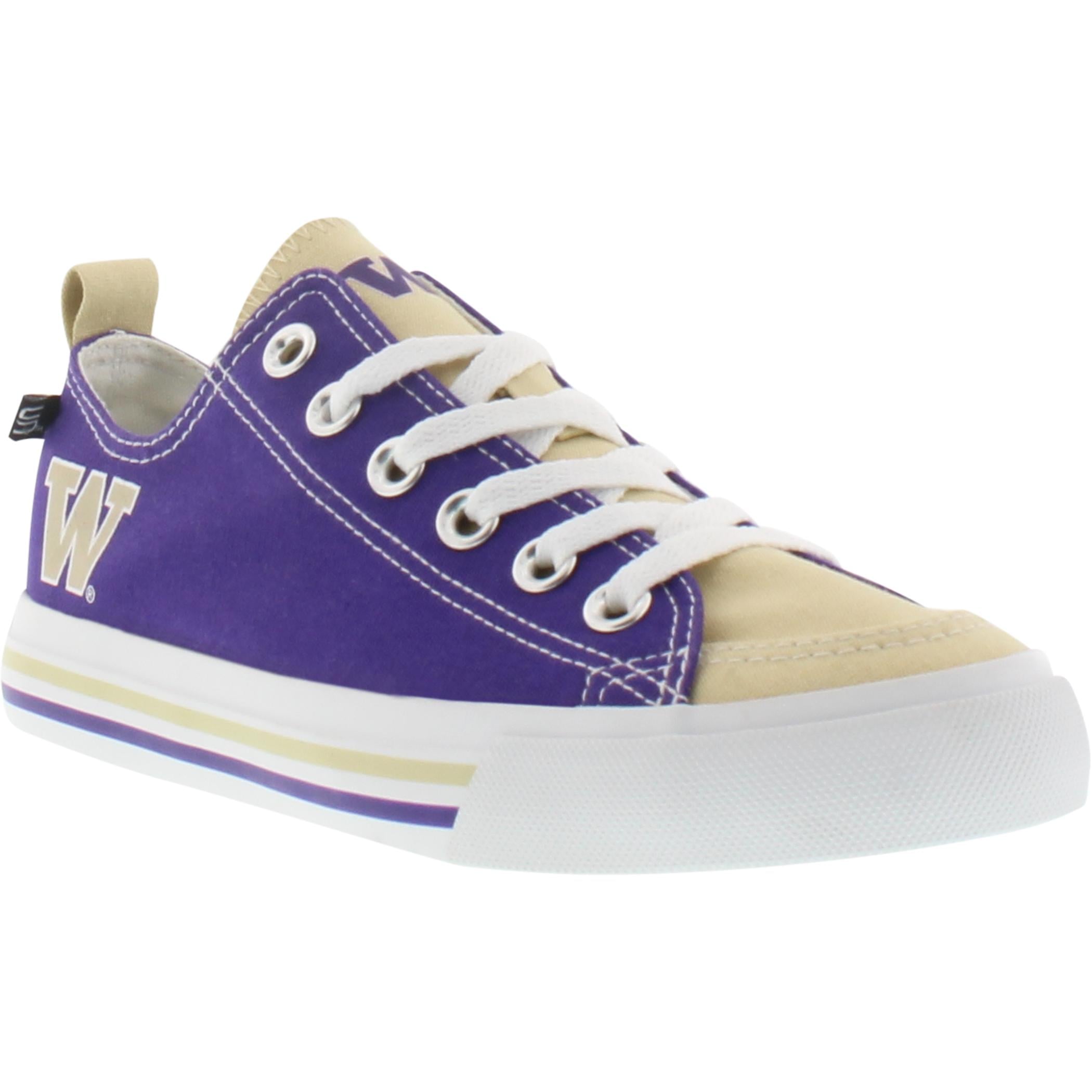 Like New SKICKS Purple Washington Huskies Low Top Shoes adidas Purple Washington Huskies Rivalry Low Basketball Shoes main image 3