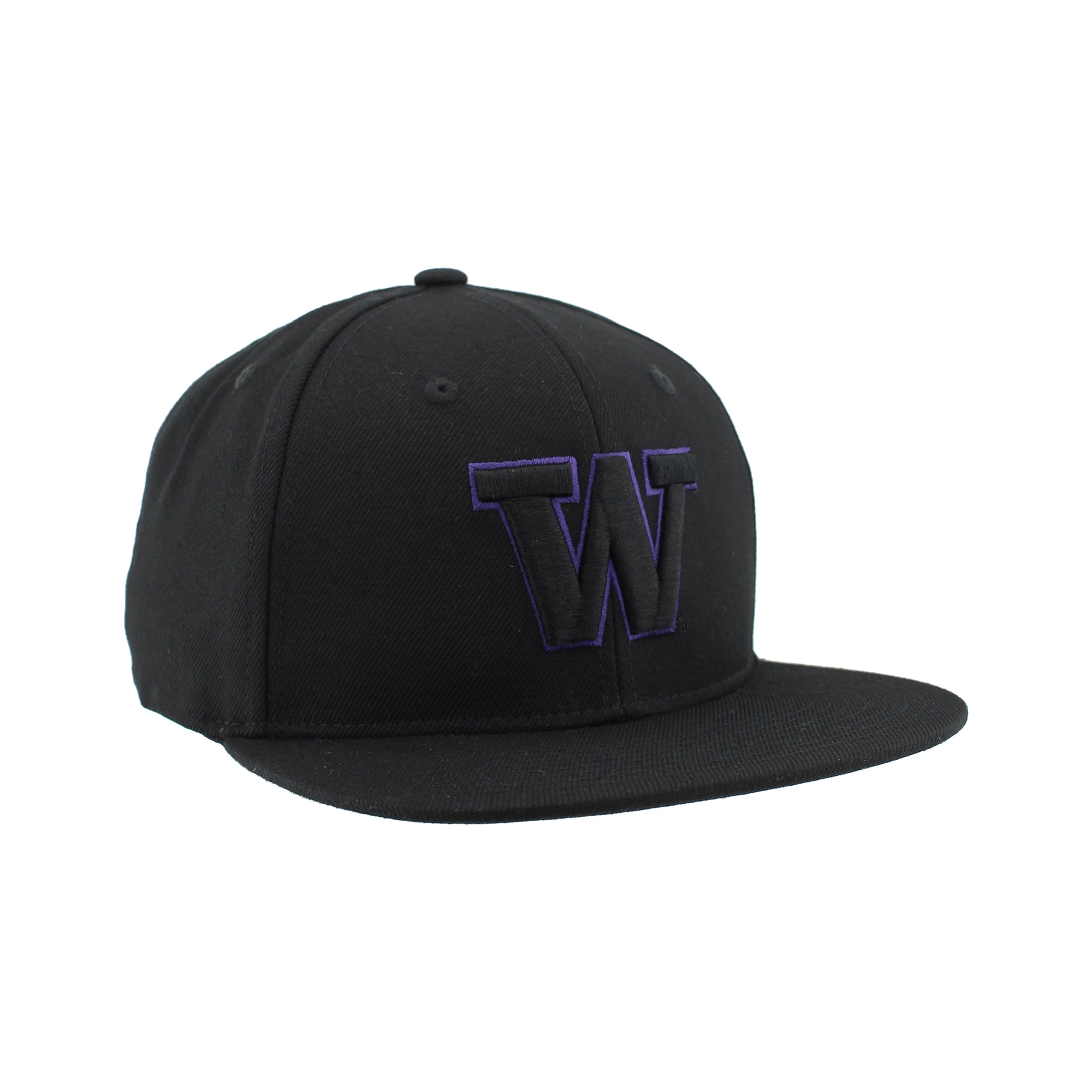 Casquette unisexe Zephyr Black Washington Huskies Slice 3D Z11