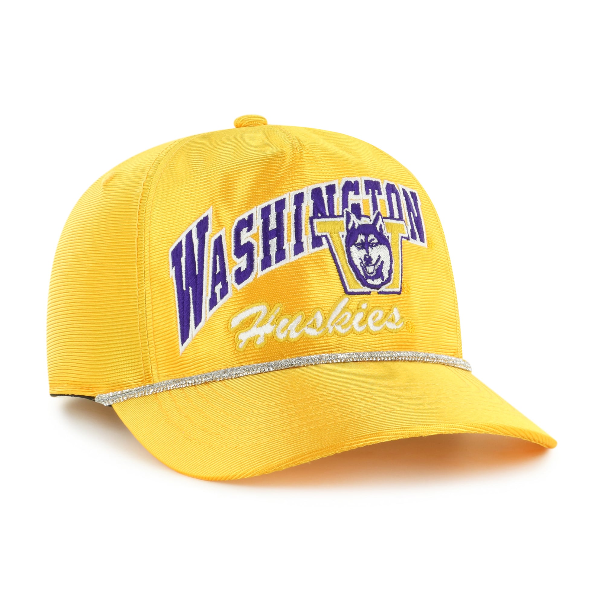 Chapeau ajustable à paillettes « 47 Gold Washington Huskies » pour femmes