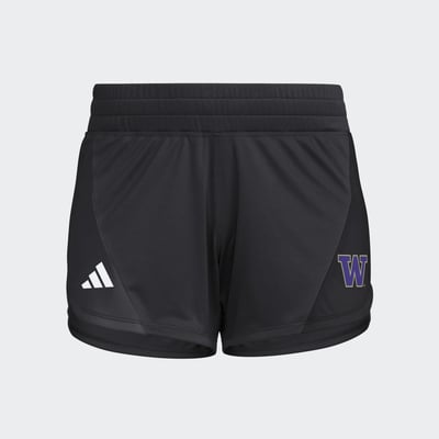  Washington Huskies adidas Women's D4T Woven Training Shorts - Black