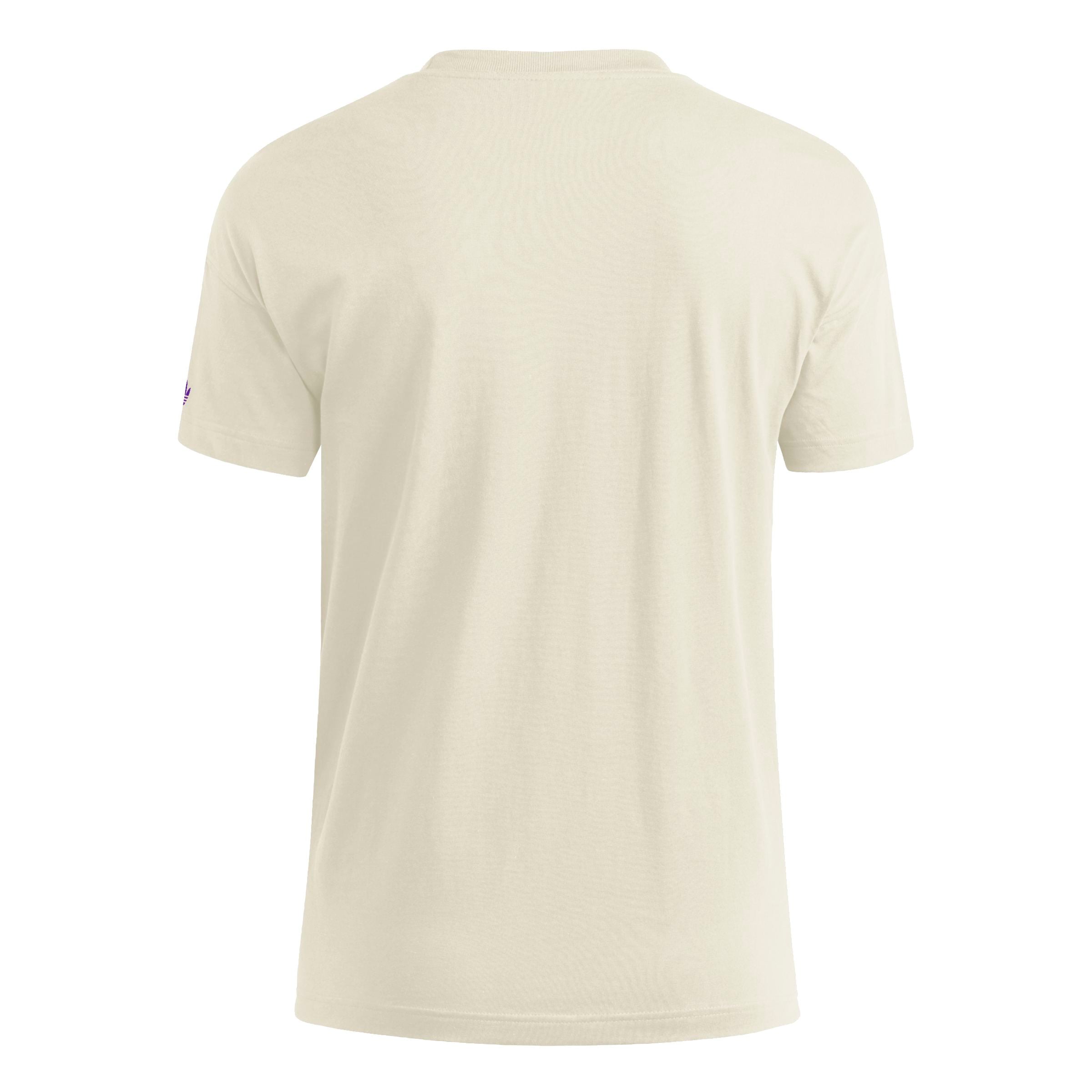 Women's adidas Originals Cream Washington Huskies Boyfriend T-Shirt