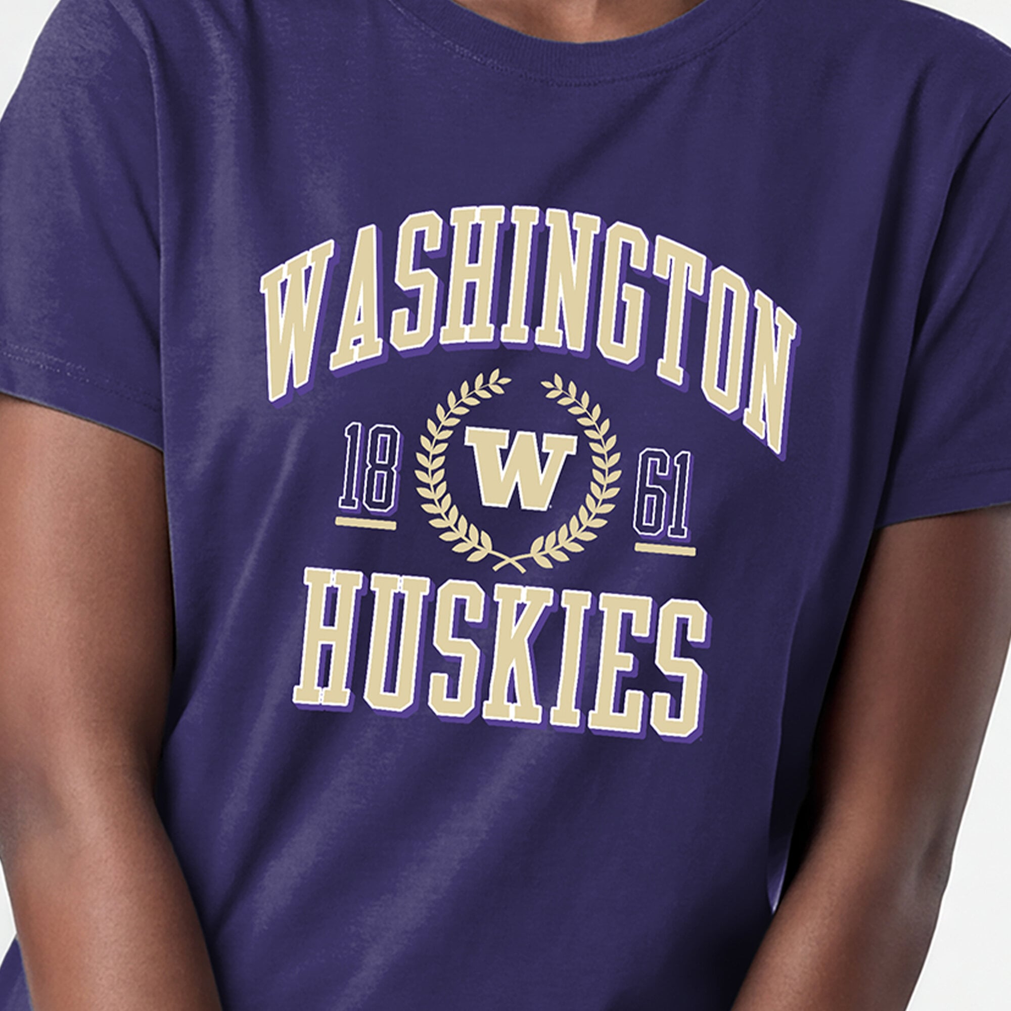 Women's Champion Purple Washington Huskies Lifestyle T-Shirt