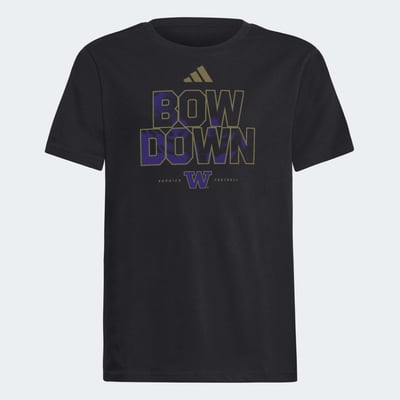 Washington Huskies adidas Youth Bow Down T-Shirt - Black