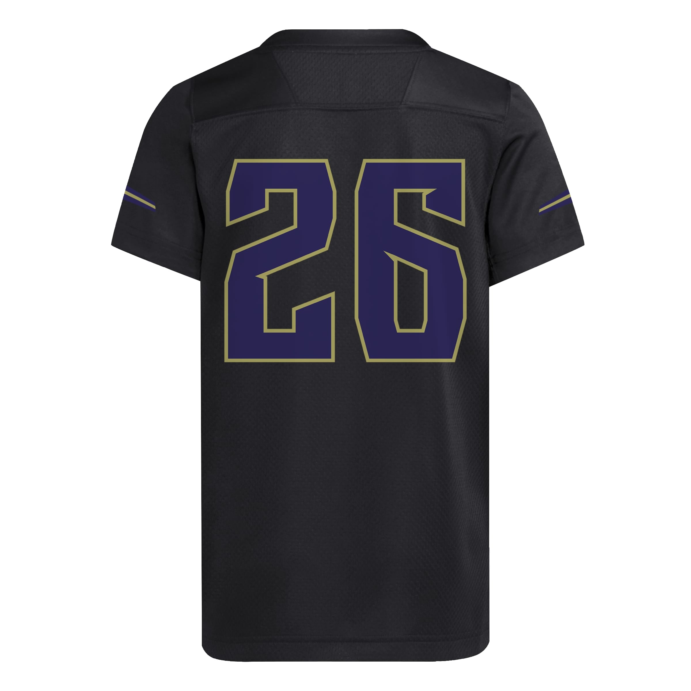 Youth adidas #26 Black Washington Huskies Dawgs Strategy Football Jersey