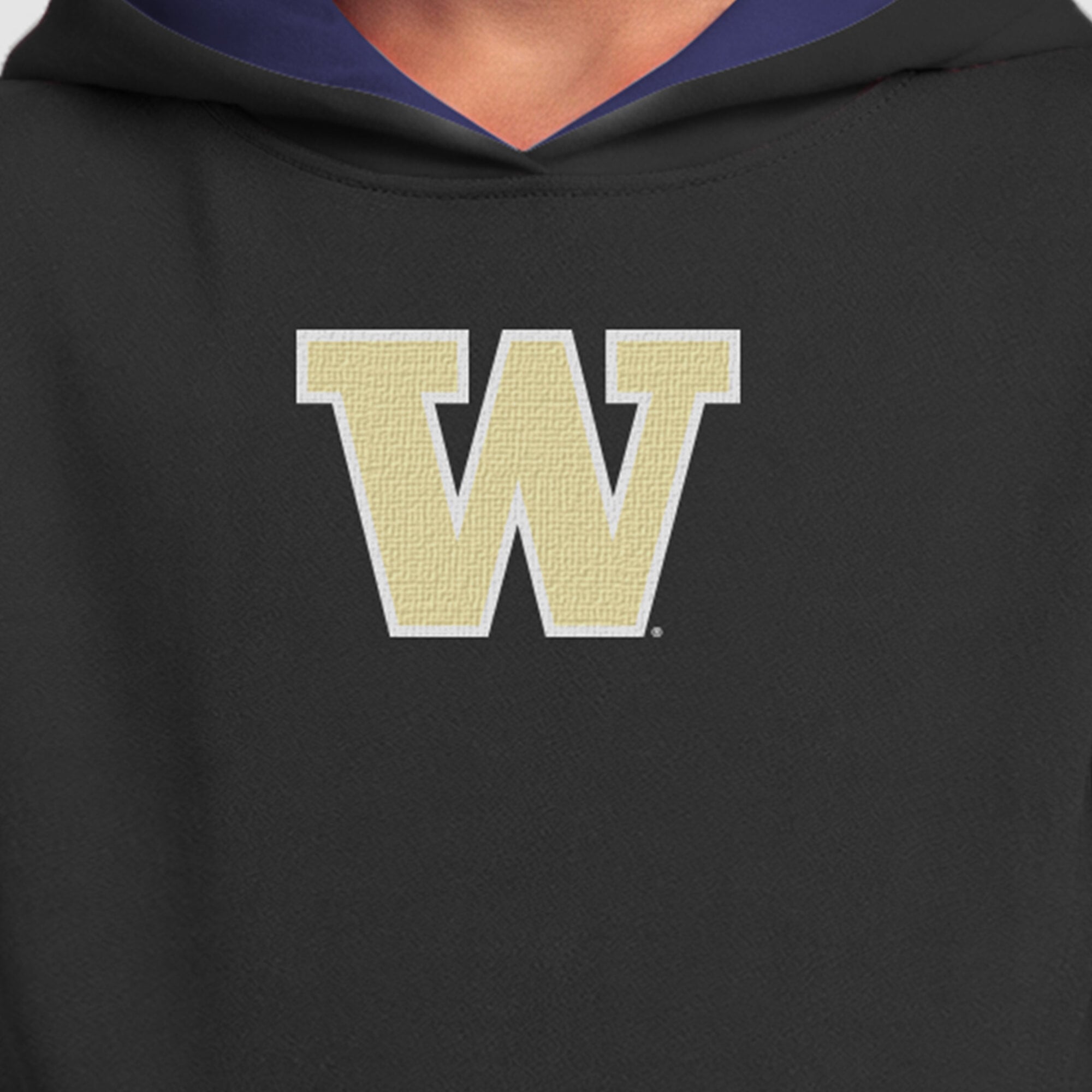 Sweat à capuche en polaire violet des Washington Huskies, champion de jeunesse
