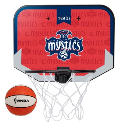 Washington Mystics Franklin Sports Mini Over-the-Door Basketball Hoop Set