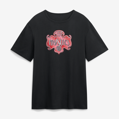Washington Mystics  Metallic Mascot T-Shirt - Black