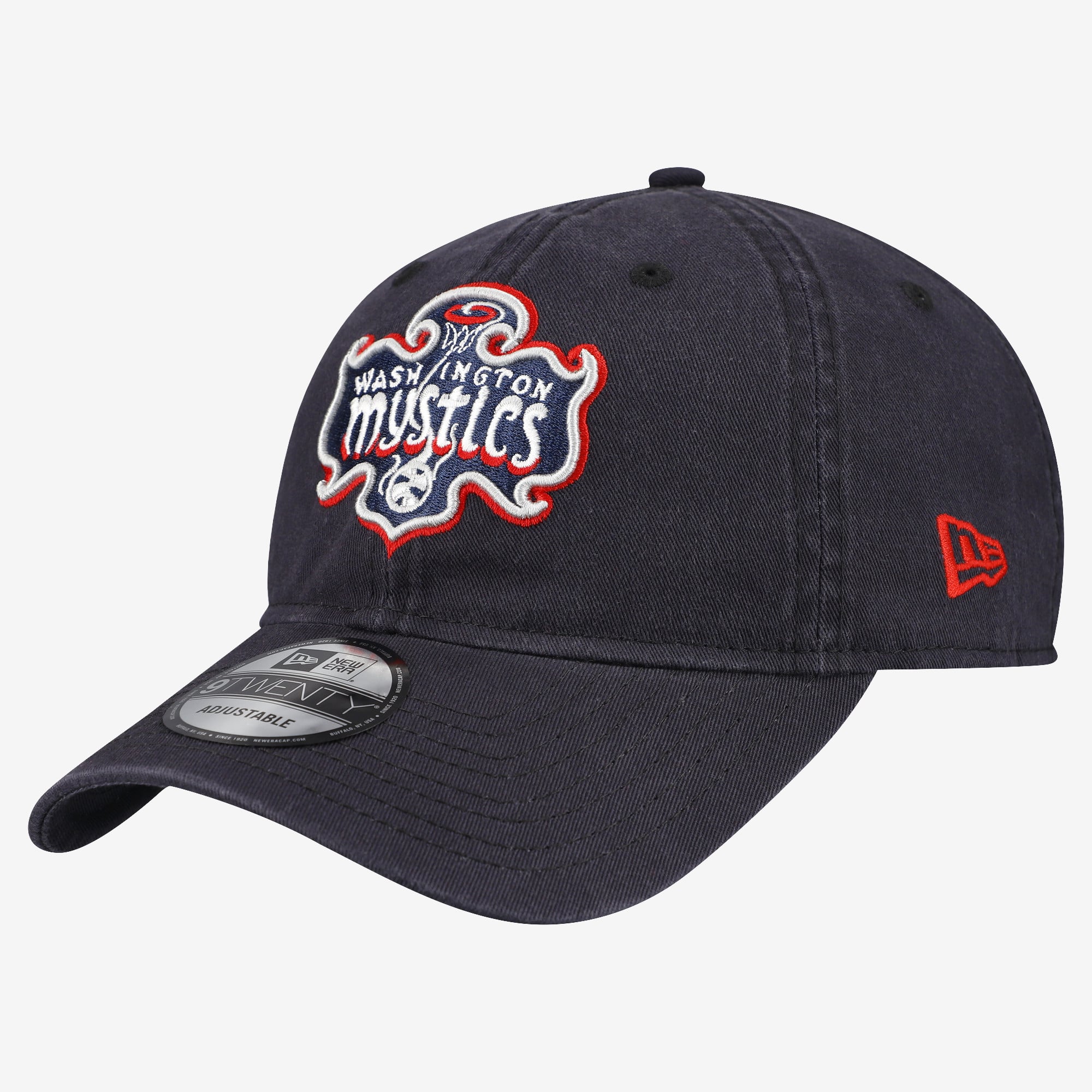 Men's New Era Navy Washington Mystics 9TWENTY Adjustable Hat