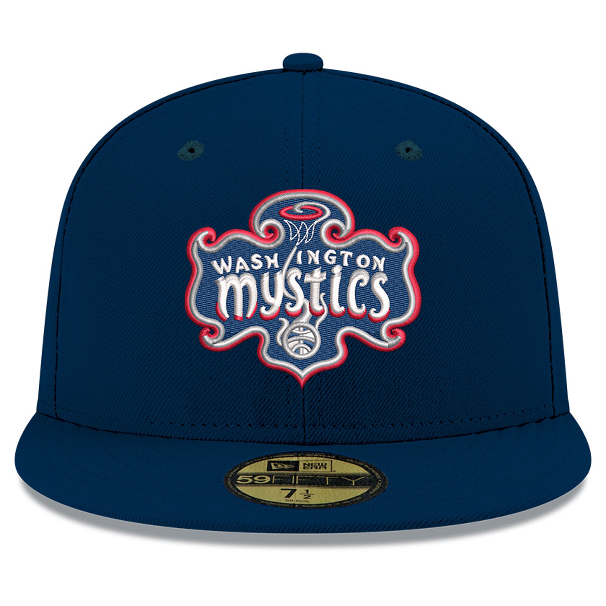 Men's New Era Navy Washington Mystics Team 59FIFTY Fitted Hat