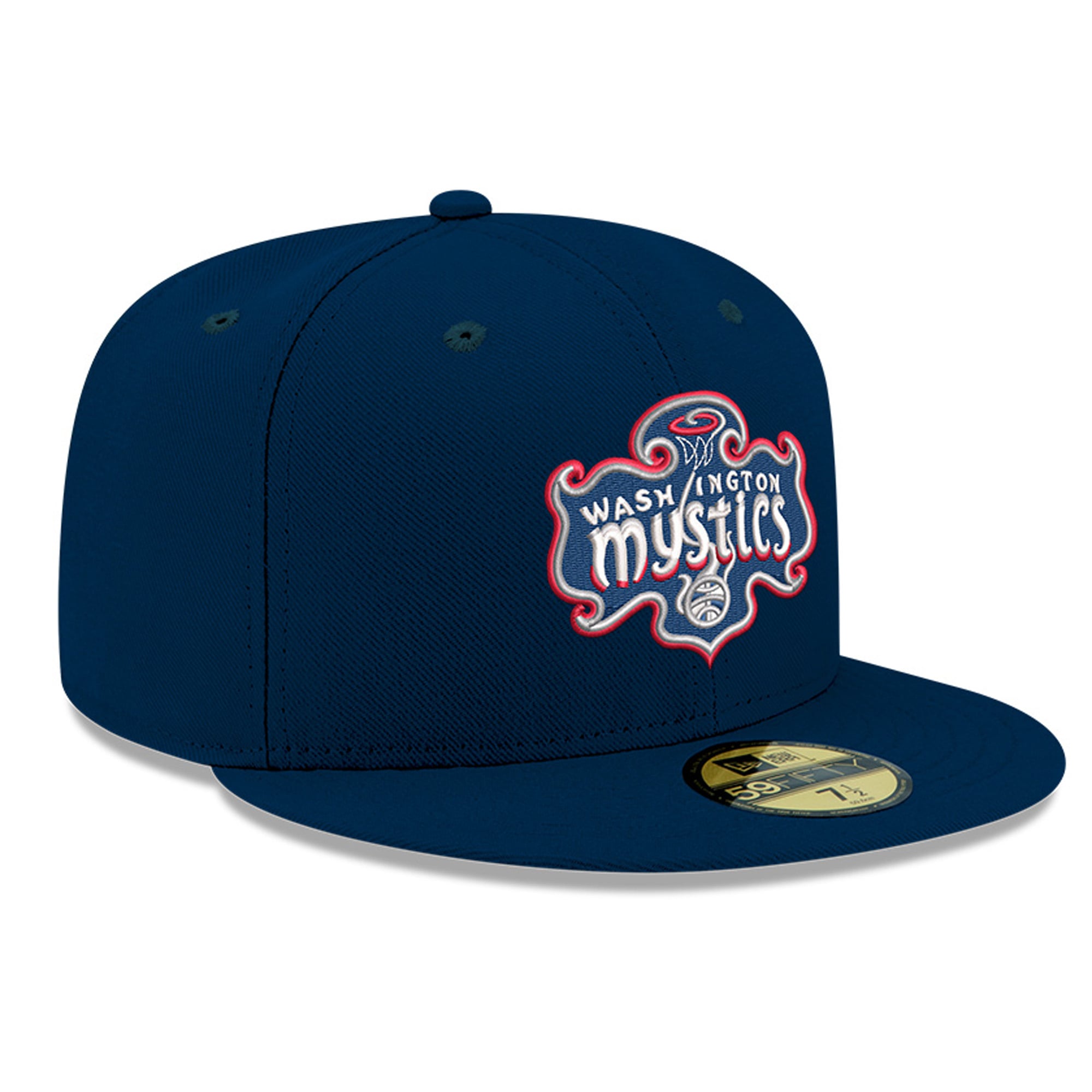 Men's New Era Navy Washington Mystics Team 59FIFTY Fitted Hat