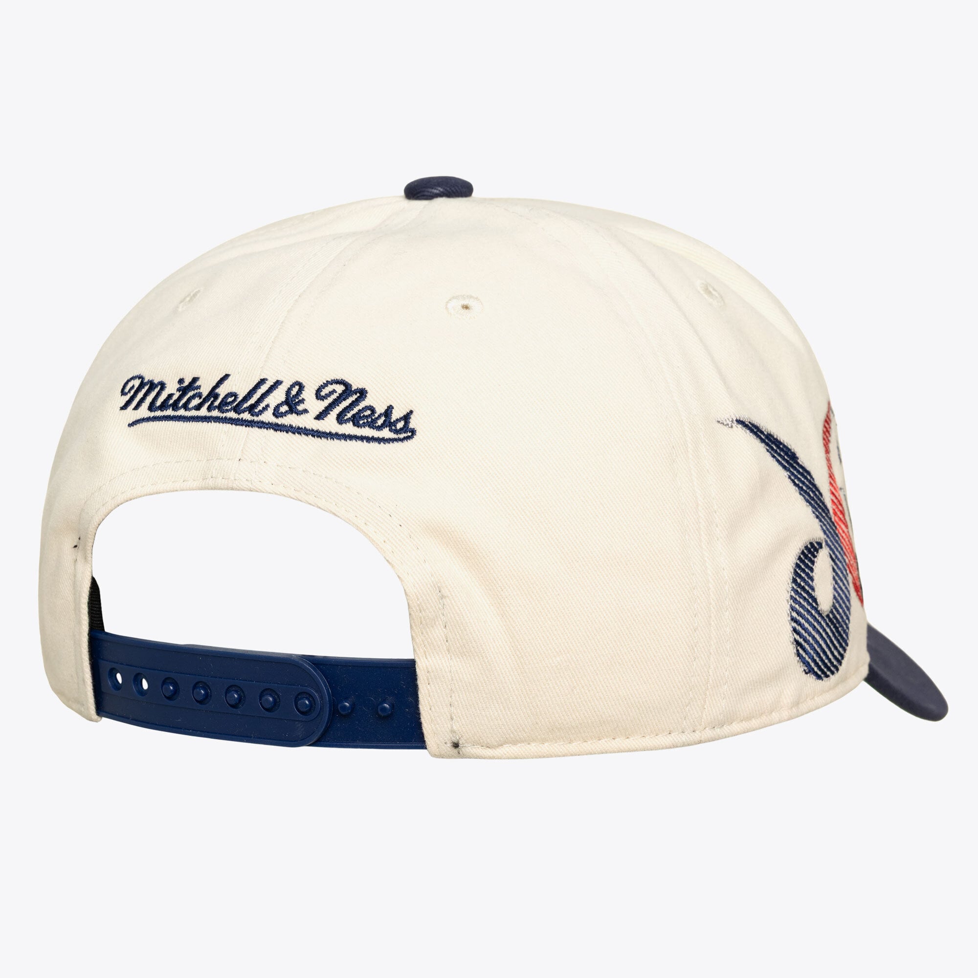 Unisex Mitchell & Ness Cream Washington Mystics Big Time Pro Crown Snapback Hat