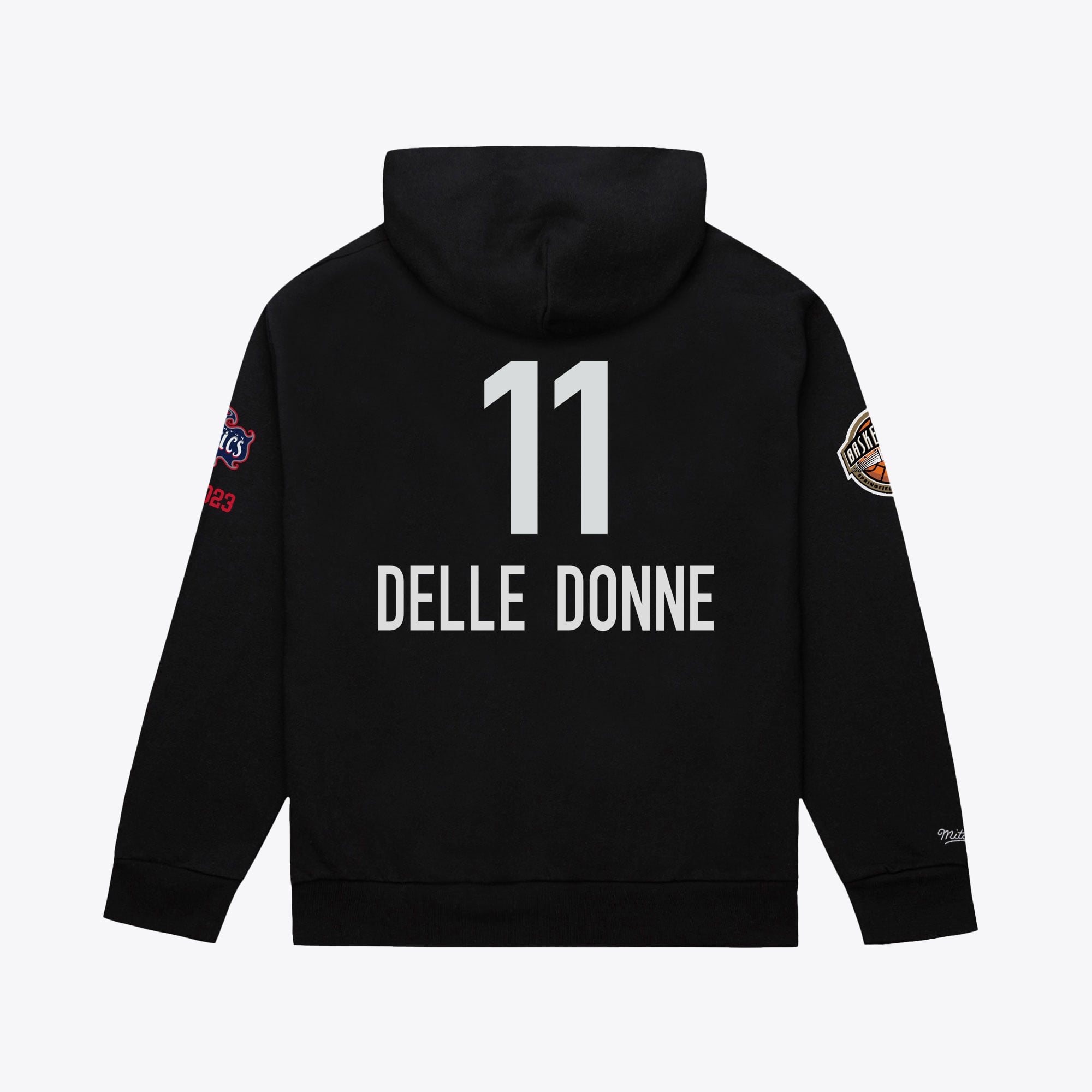Unisex Mitchell & Ness Elena Delle Donne Black Washington Mystics Basketball Hall of Fame Player Hoodie