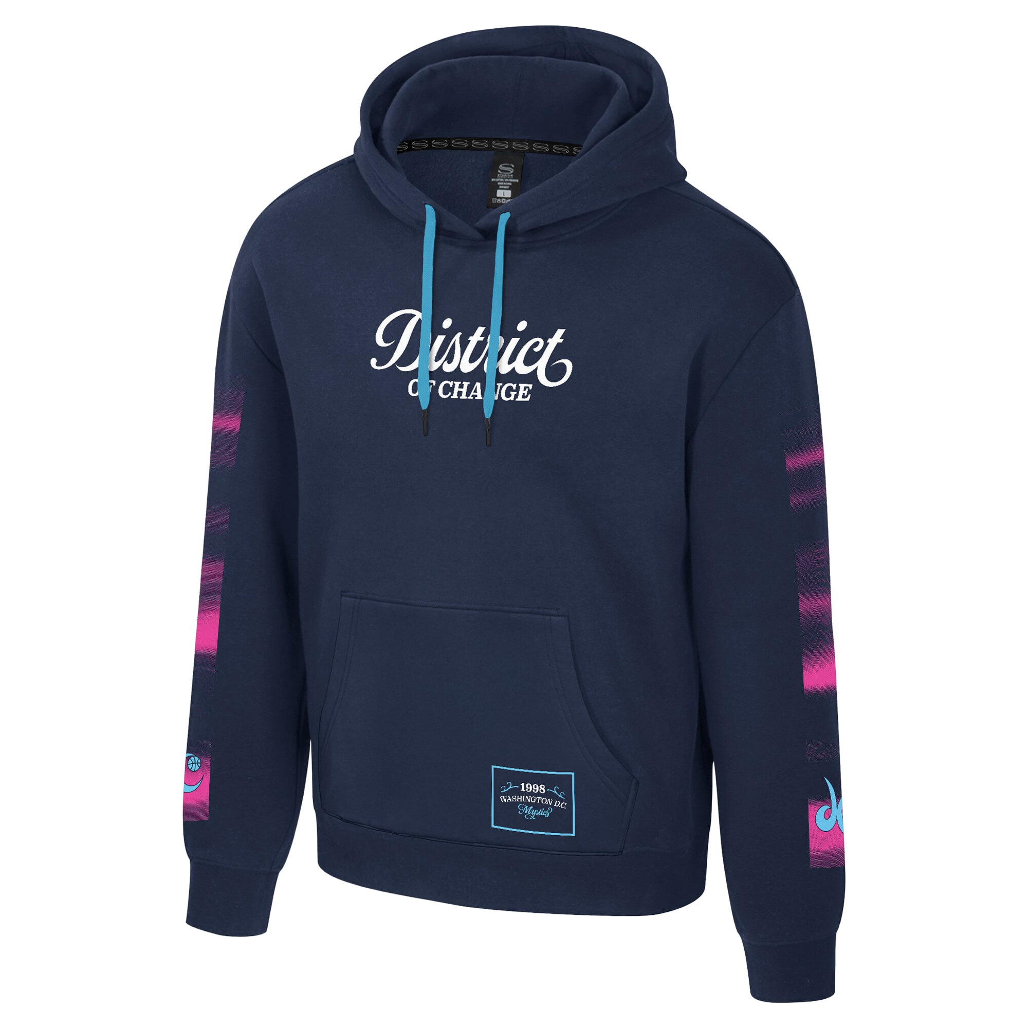 Unisex Stadium Essentials Navy Washington Mystics Rebel Hoodie