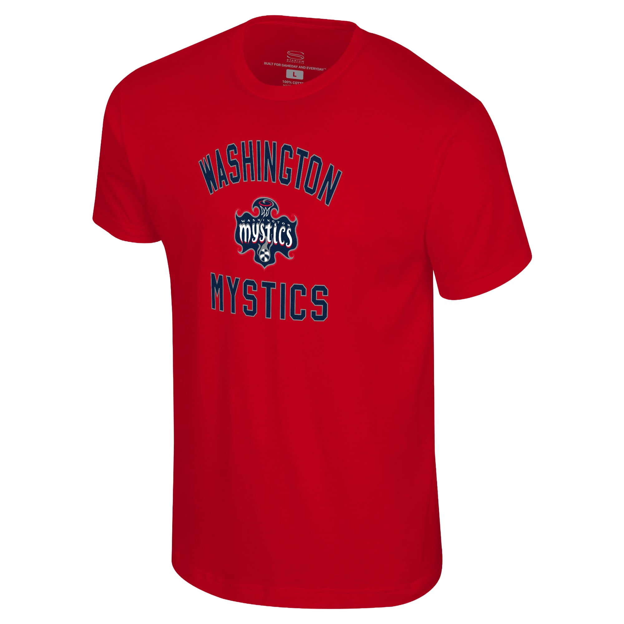 Unisex Stadium Essentials Red Washington Mystics Athletic Soul T-Shirt