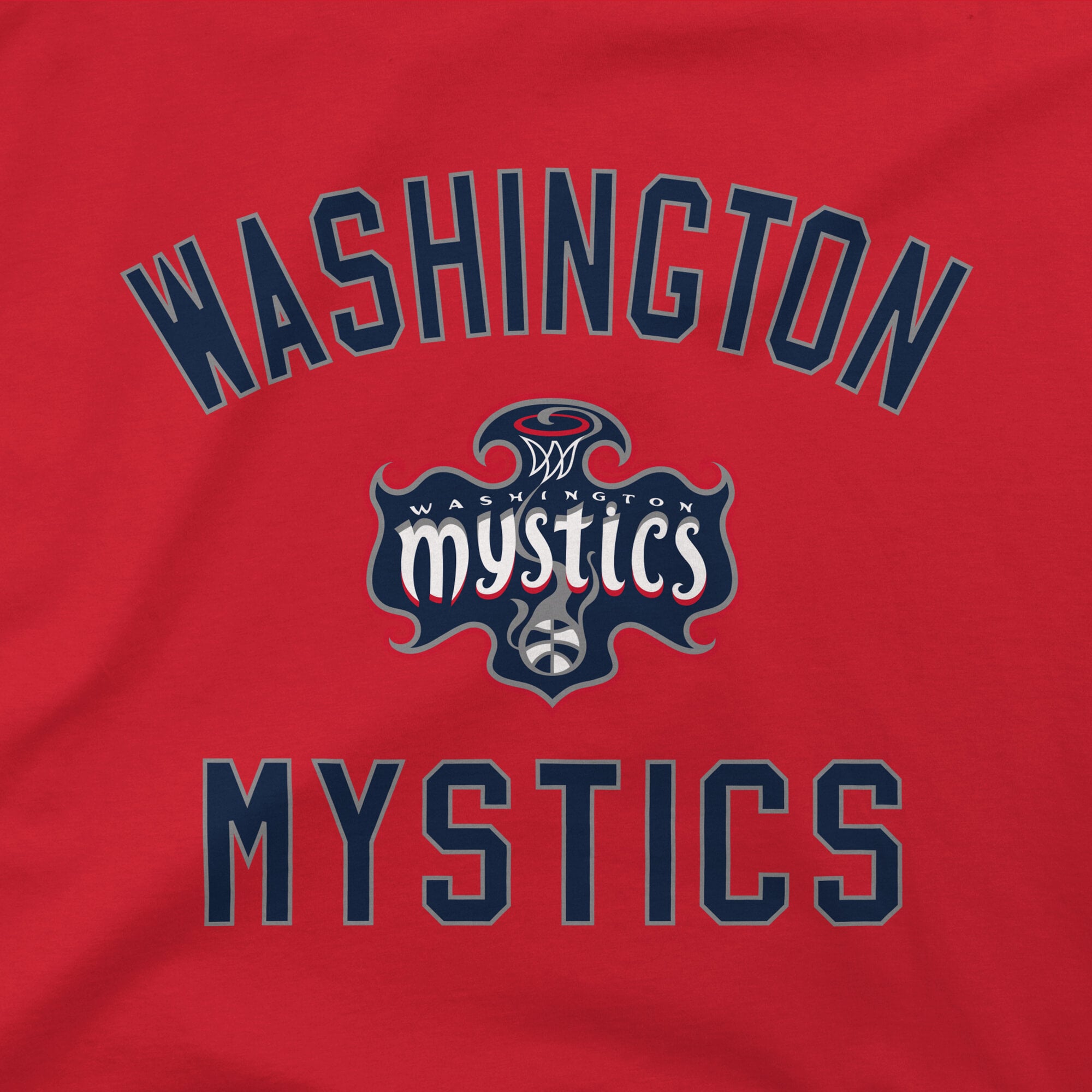 Unisex Stadium Essentials Red Washington Mystics Athletic Soul T-Shirt
