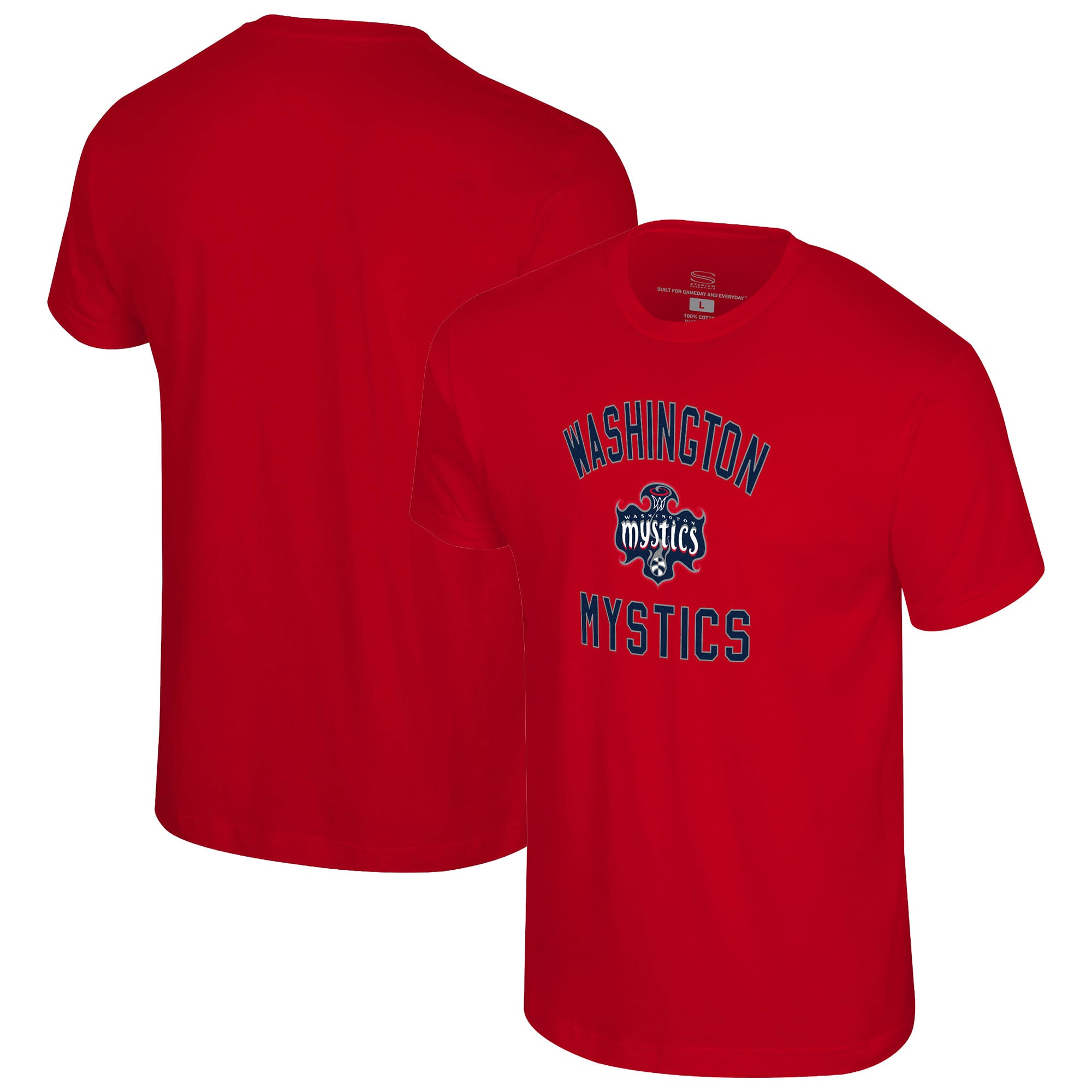 Unisex Stadium Essentials Red Washington Mystics Athletic Soul T-Shirt