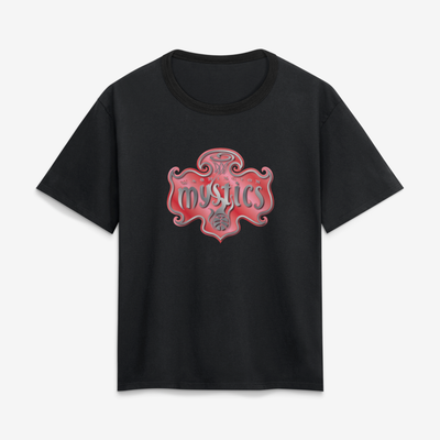 Washington Mystics Women's Metallic Mascot T-Shirt - Black