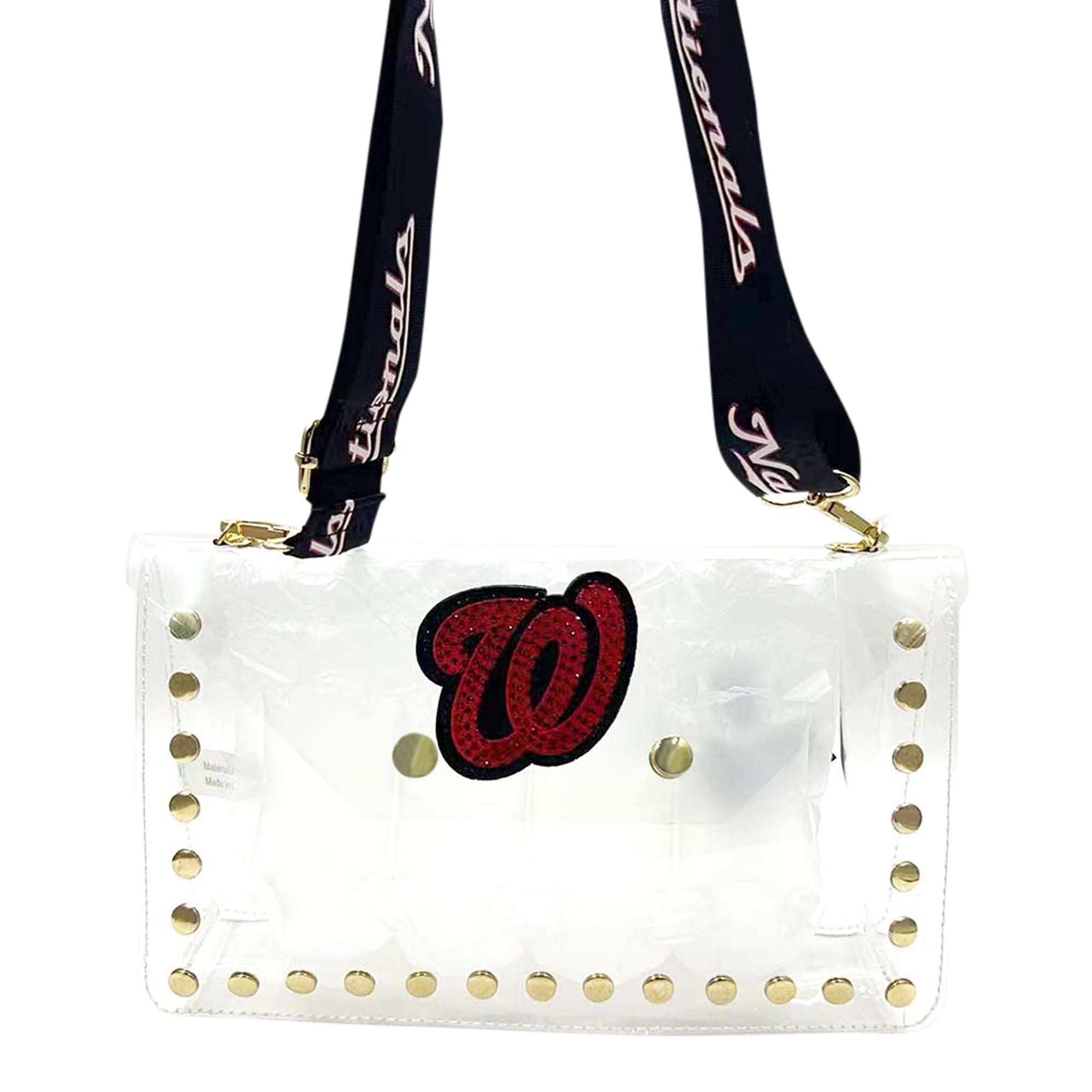 Sac bandoulière transparent FABGATING by Cuce Washington Nationals