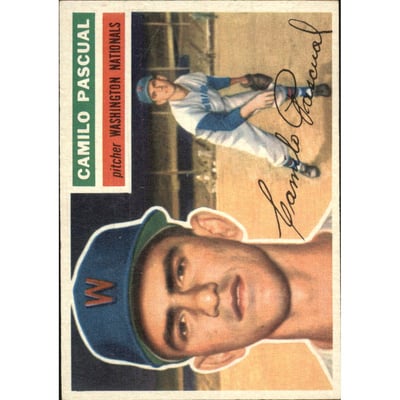 1956 Topps #98 Camilo Pascual